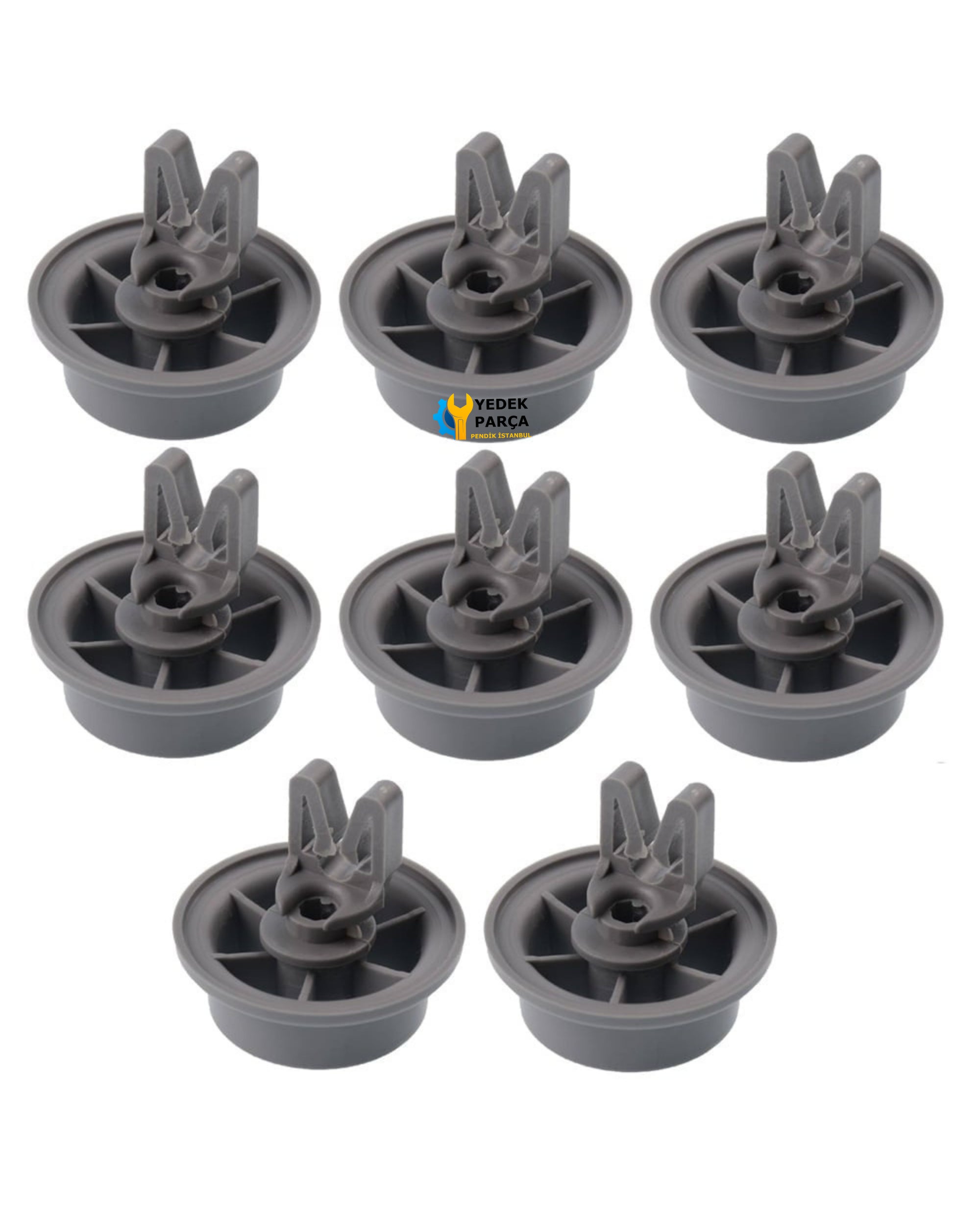 Blomberg Uyumlu Bulaşık Makinesi Sepet Tekerleği ALT Teker 8 Adet