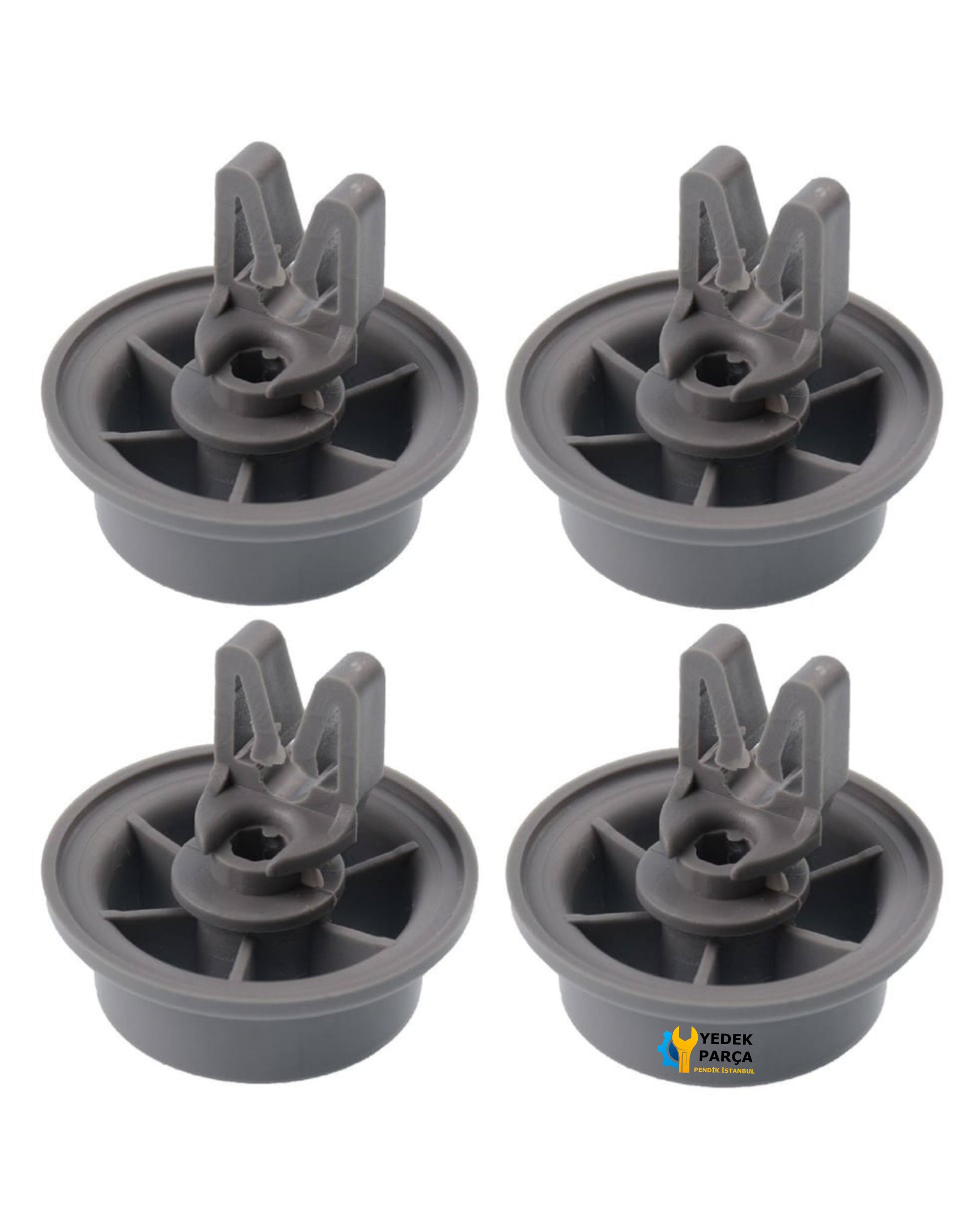 Beko Uyumlu 3916TA Bulaşık Makinesi Sepet Tekerleği ALT Teker 4 Adet