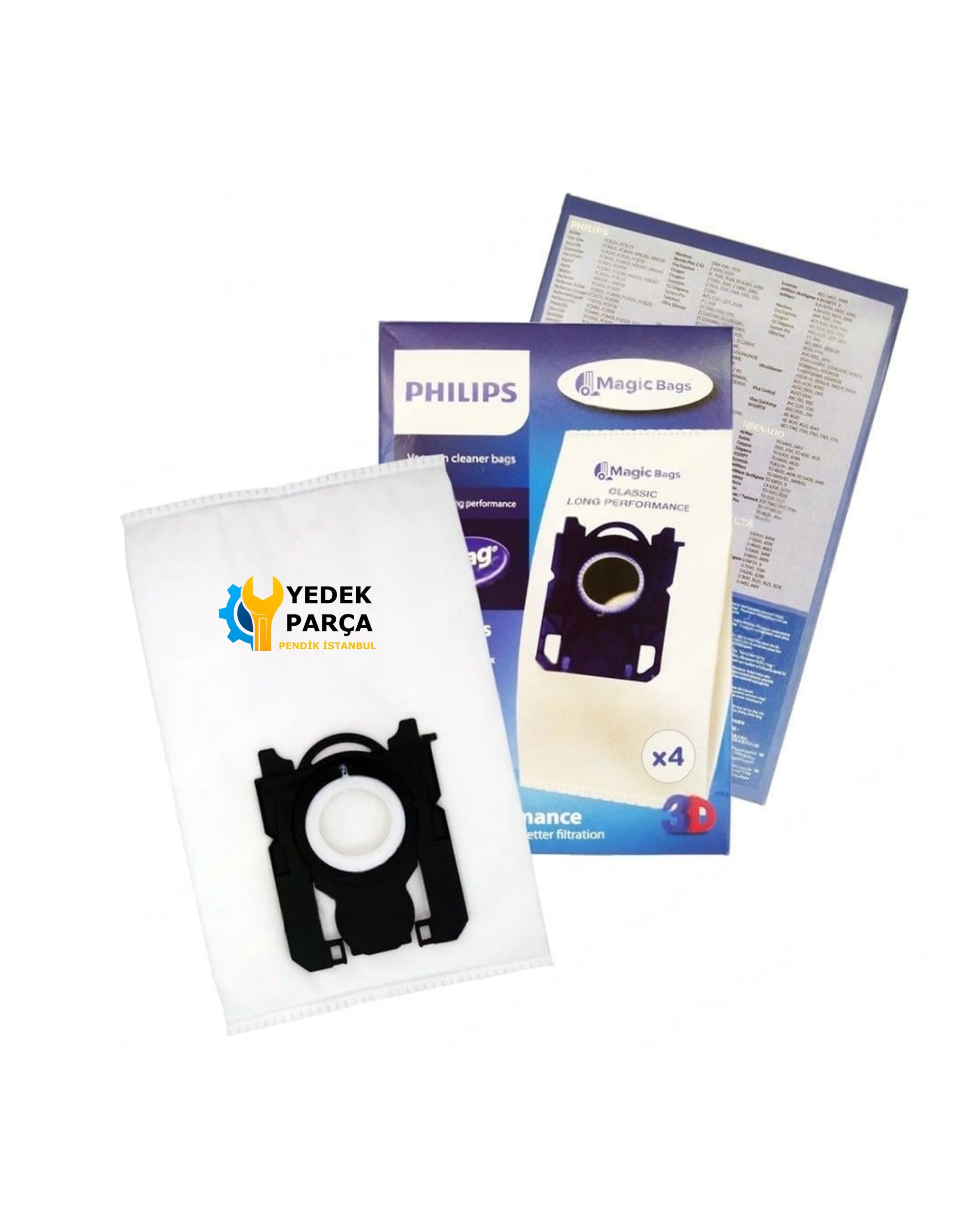 AEG Uyumlu AE 305SC Ergo Space Süpürge Toz Torbası 4 Adet