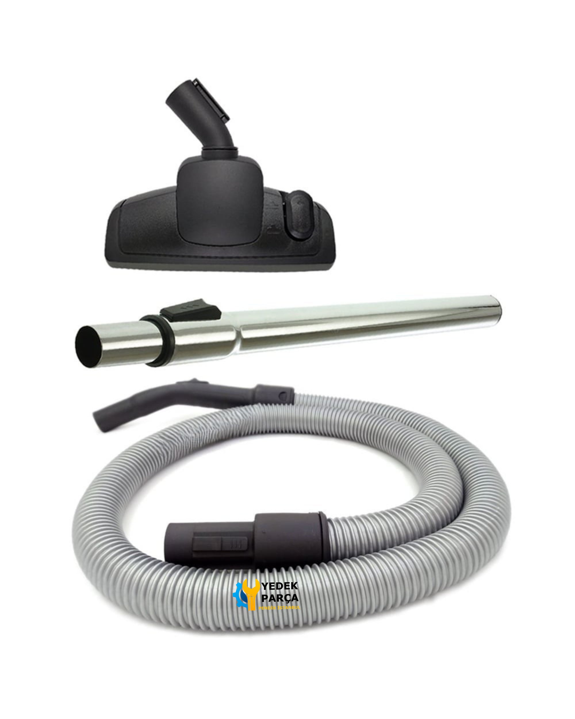 Beko Uyumlu BKS 1235 Elektrikli Süpürge Hortumu Emici Yer Başlığı Teleskopik Boru