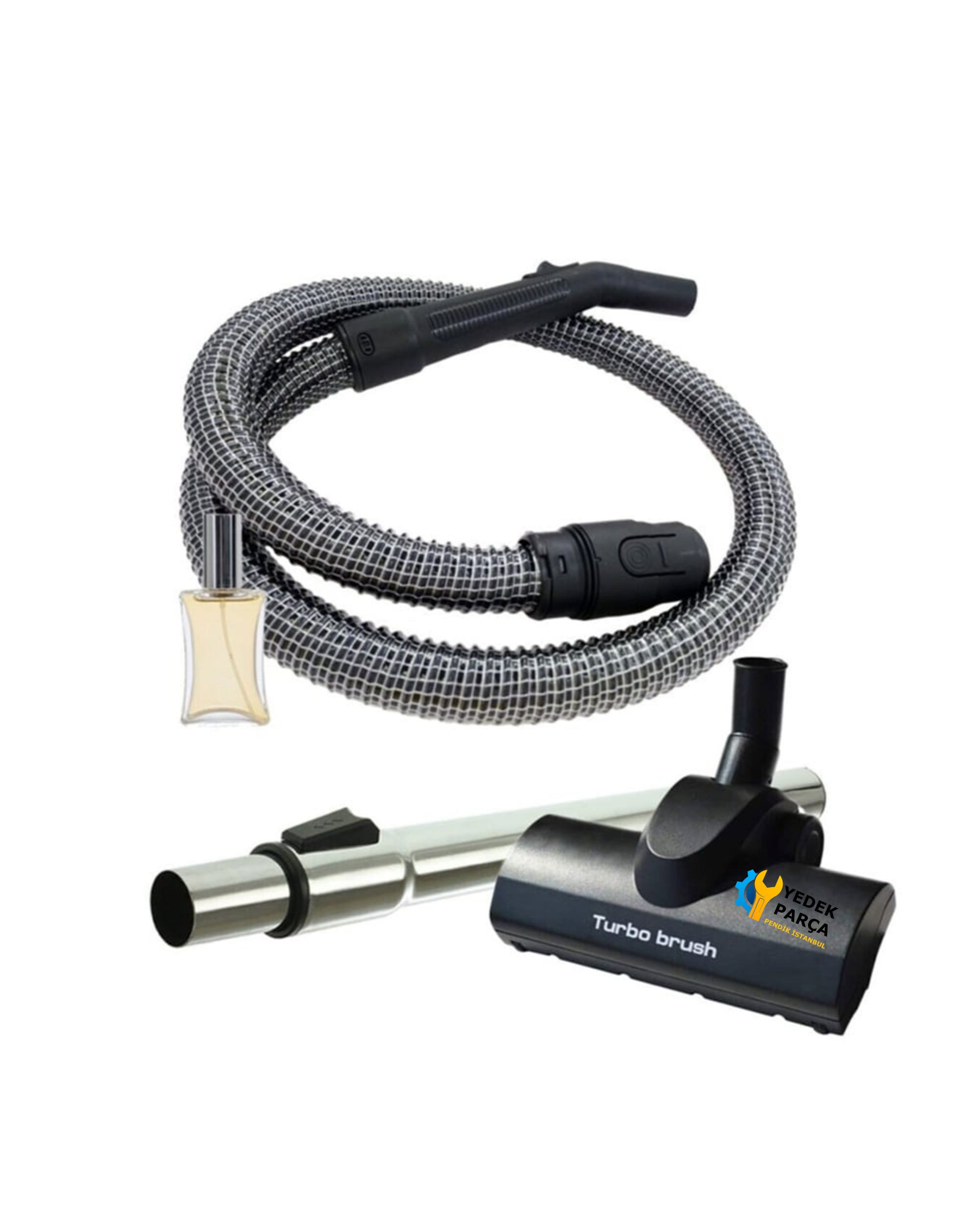 Arnica Uyumlu Elektra Çelik Telli Hortumu Turbo Emici Yer Başlığı Boru Hediyeli