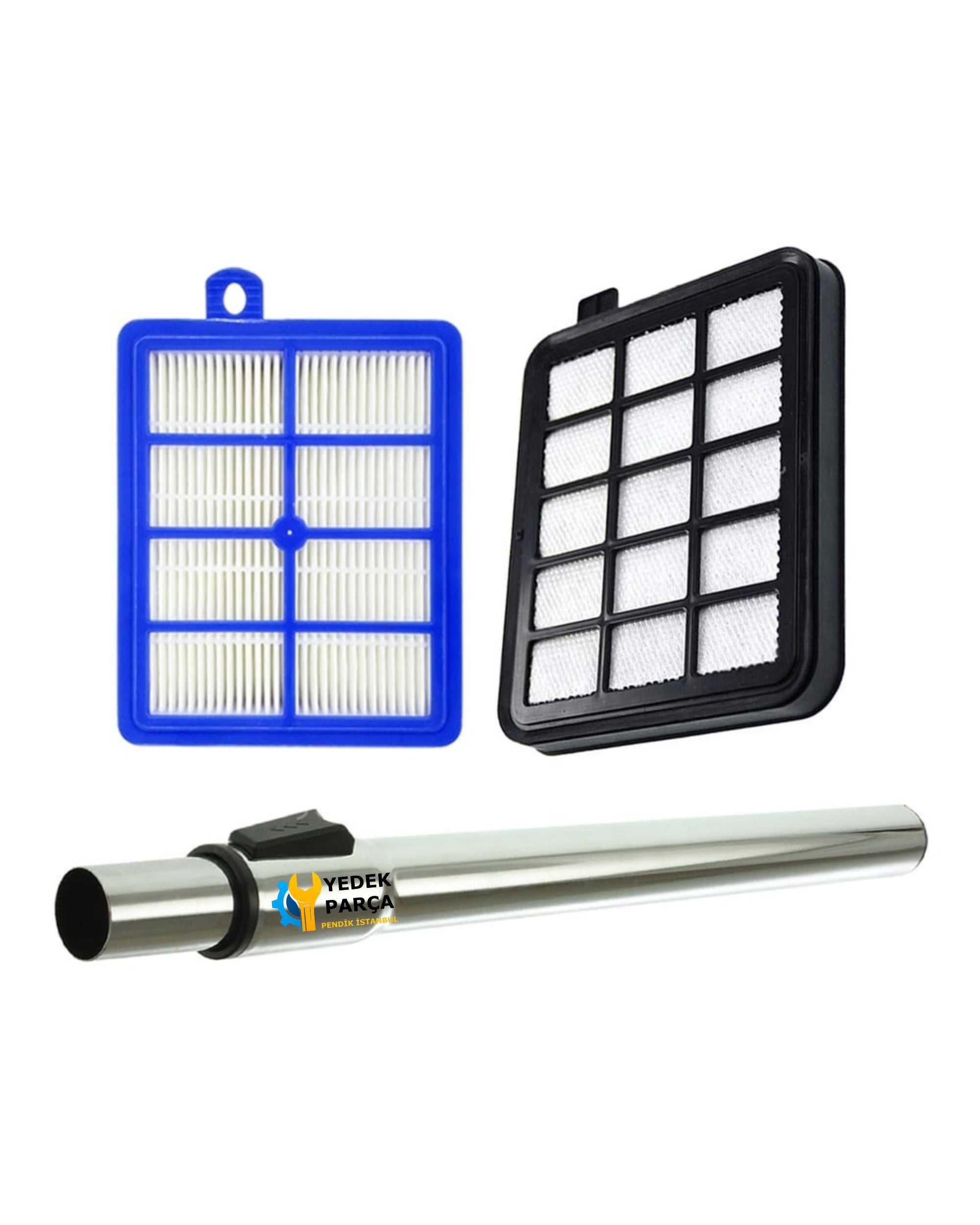 Arnica Uyumlu Terra Premium Süpürge Borusu ve Hepa Filtresi Seti