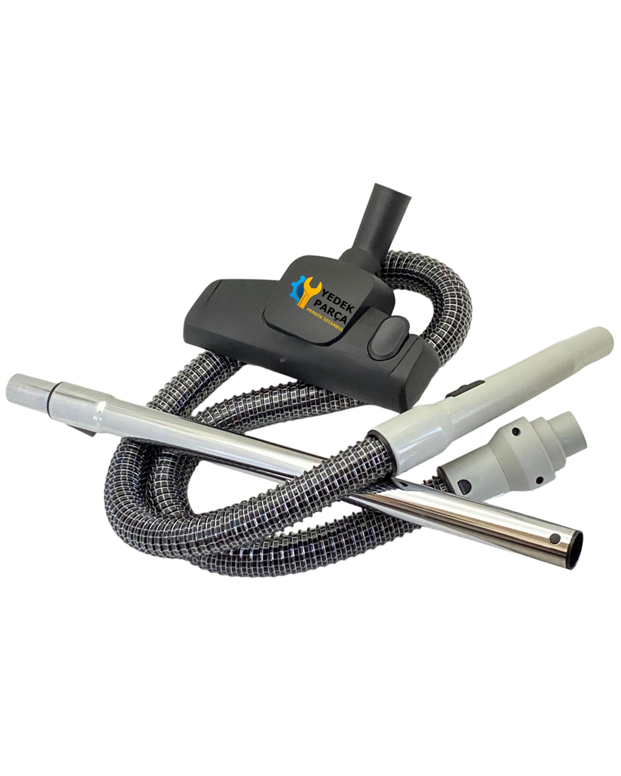 Arçelik Uyumlu S 6840 PY Orbital Eco Elektrikli Süpürge Çelik Telli Hortumu Emici Başlık Teleskopik Boru