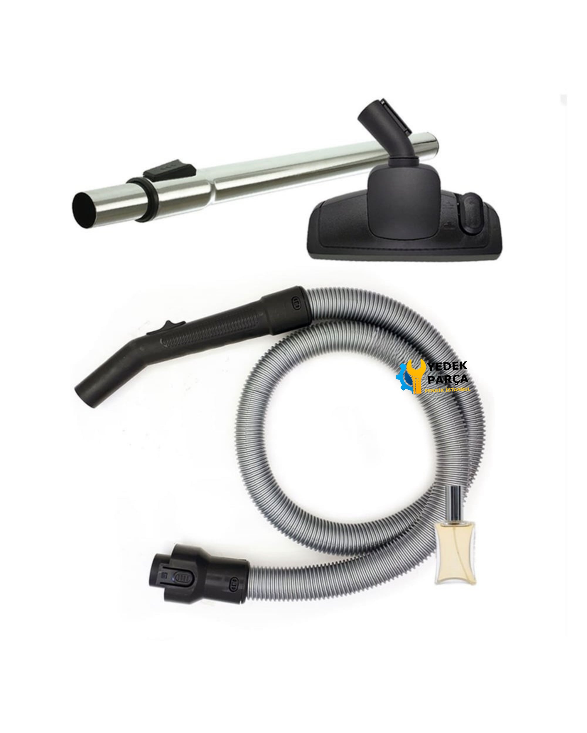 Arçelik Uyumlu S 7432 Süpürge Hortumu Teleskopik Boru Emici Başlık Hediyeli