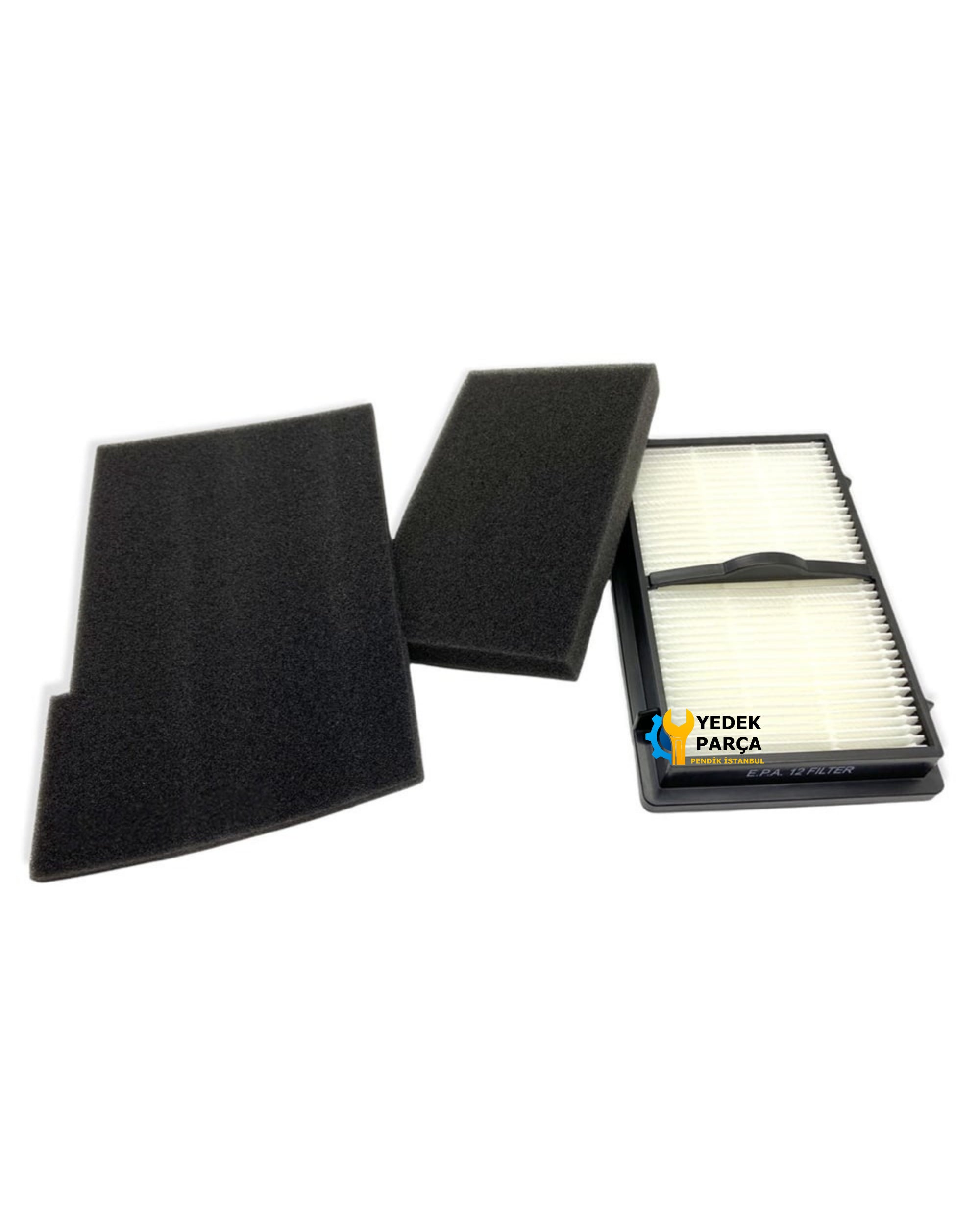 Arçelik Uyumlu S 4124 Süpürge Hepa Filtre ve Sünger Filtresi Bakım Seti