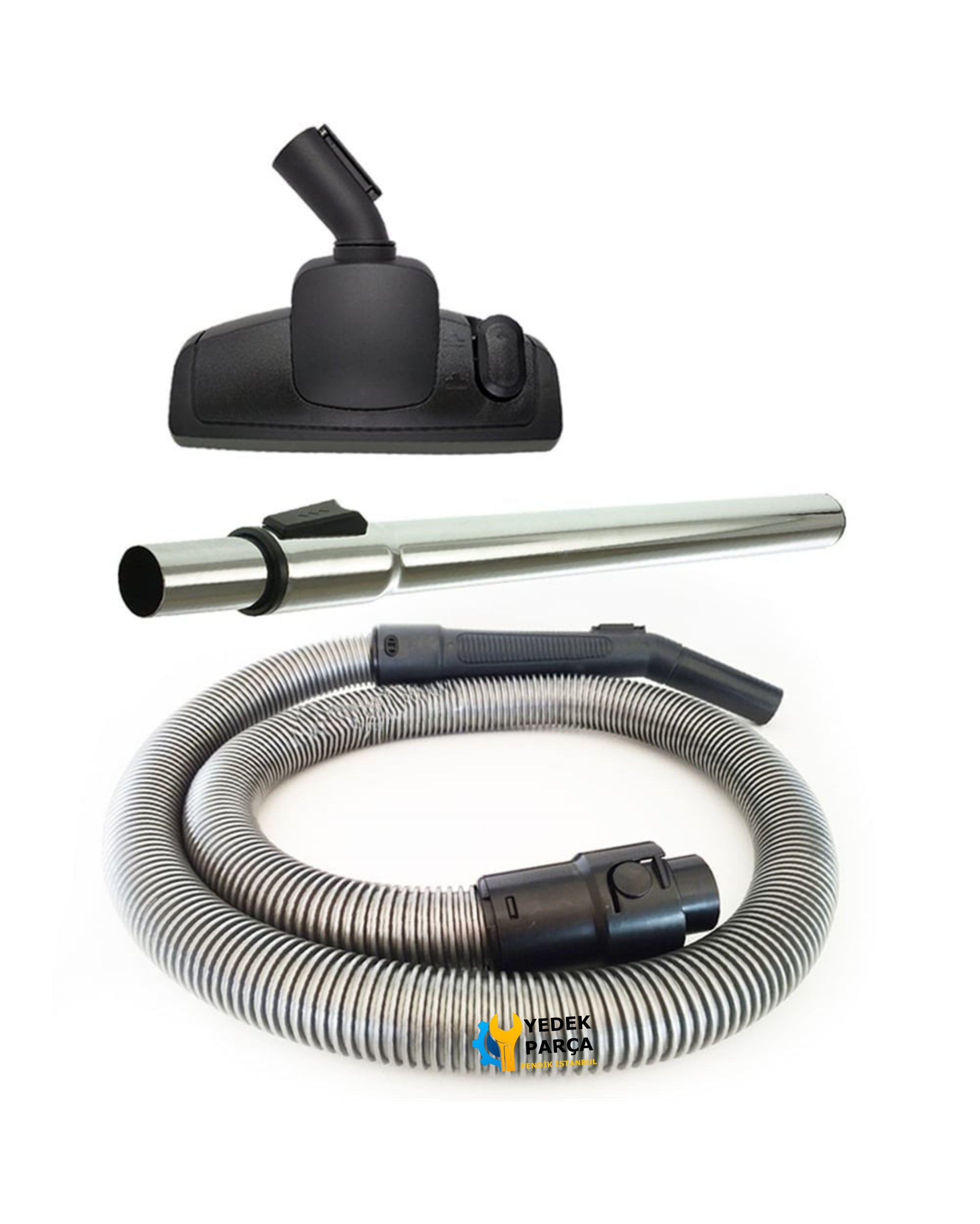 Beko Uyumlu BKS 9220 Elektrikli Süpürge Hortumu Emici Yer Başlığı Teleskopik Boru