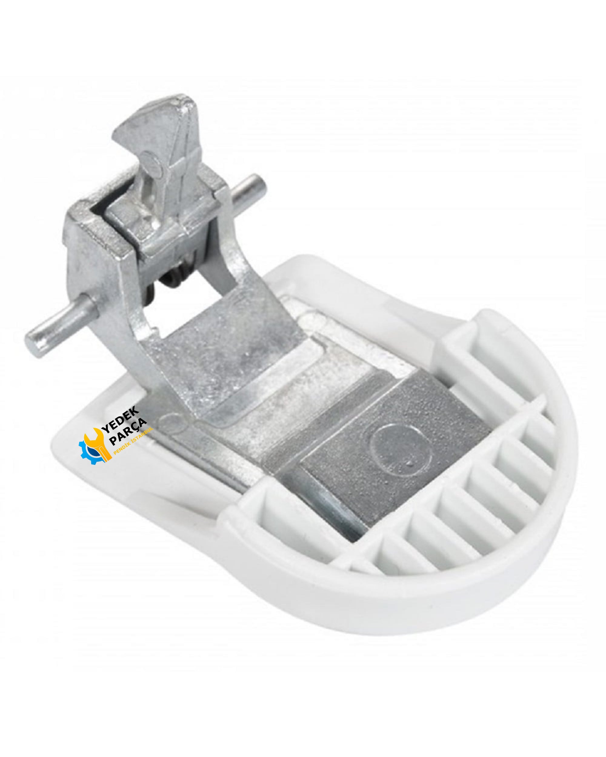 AEG Uyumlu Pasifik Çamaşır Makinesi Kapak Mandalı Tutamağı METAL BEYAZ