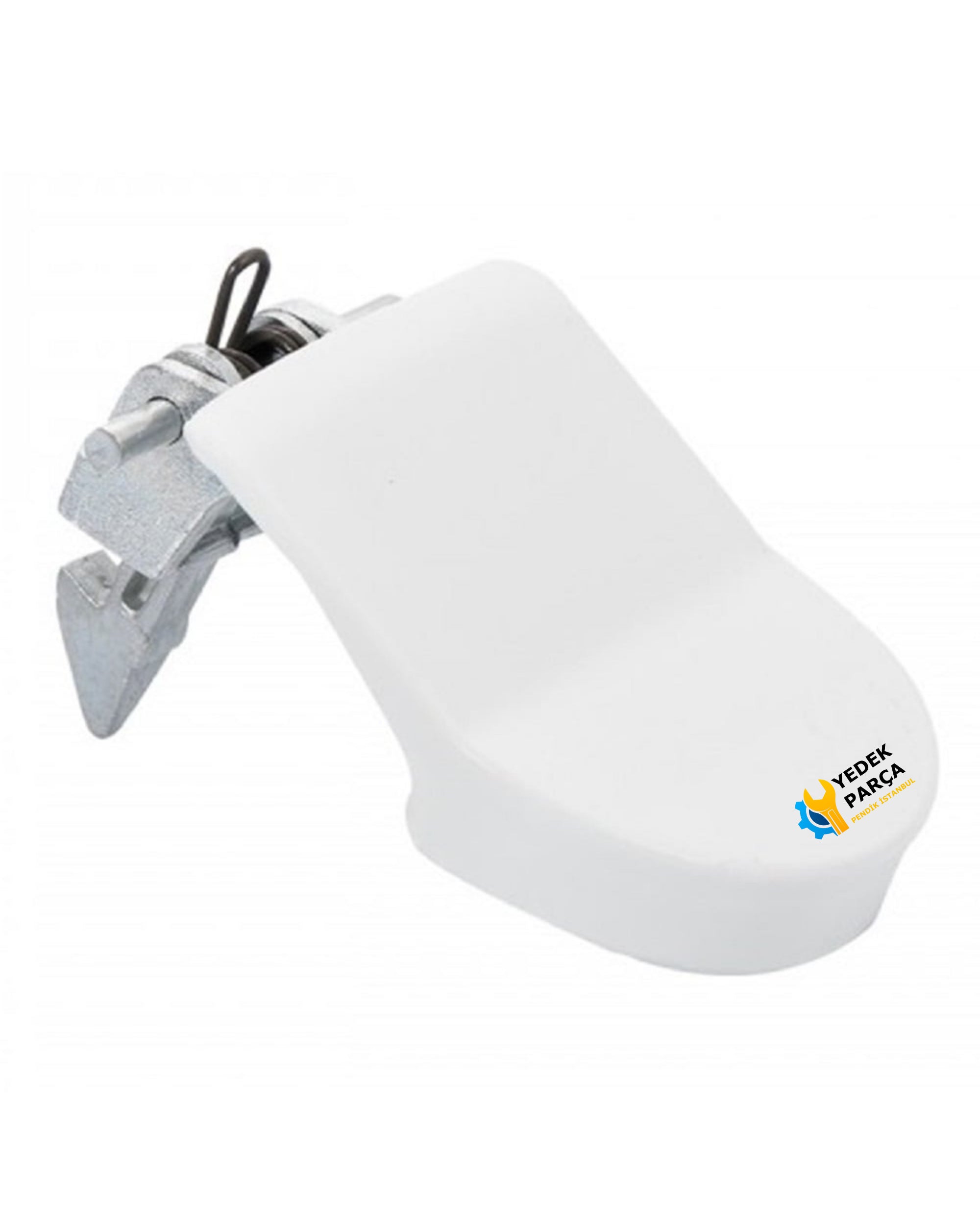 AEG Uyumlu Pasifik Çamaşır Makinesi Kapak Mandalı Tutamağı METAL BEYAZ