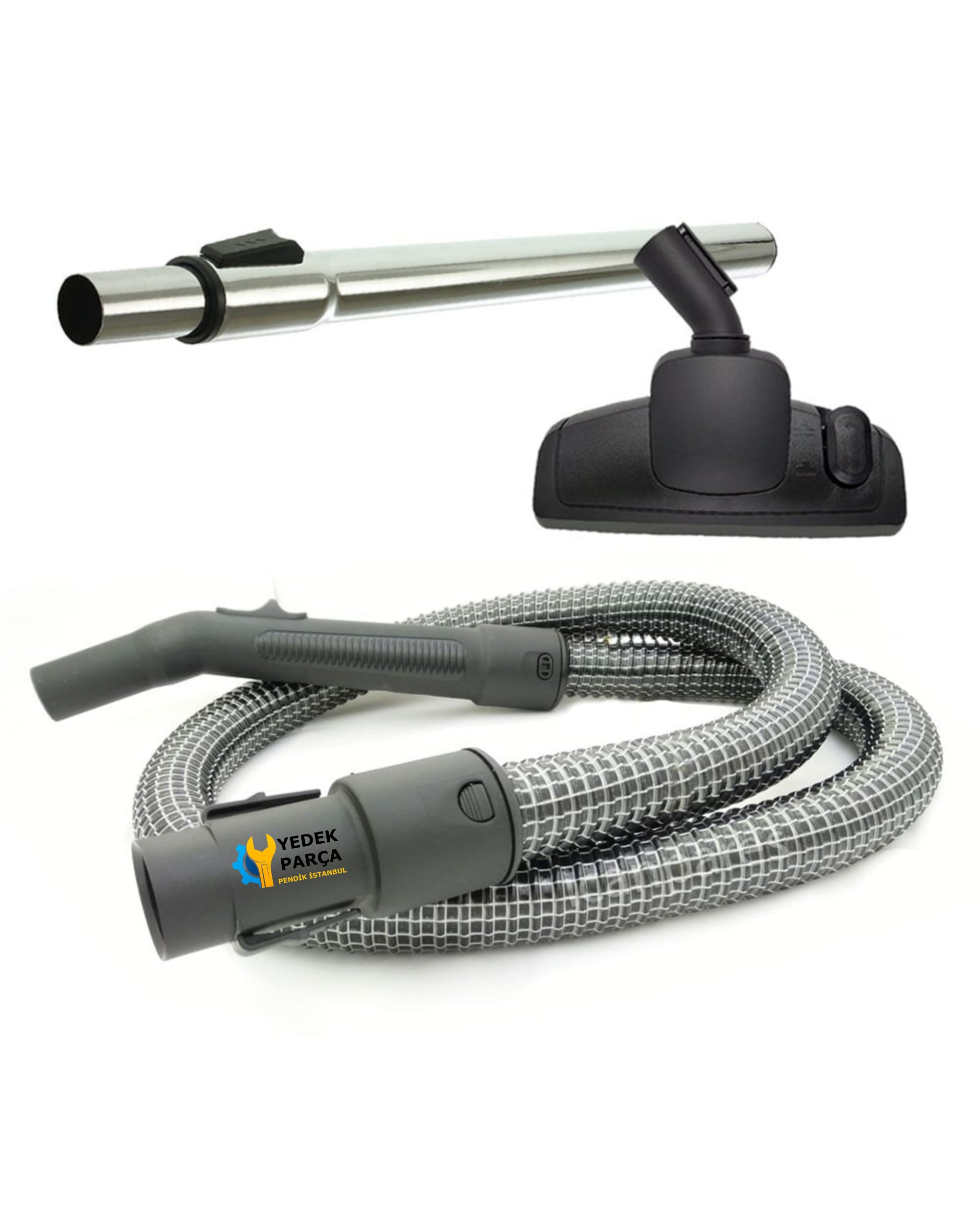 Altus Uyumlu AL 640 S Elektrikli Süpürge Çelik Telli Hortumu Emici Yer başlığı Teleskopik Boru Hortum