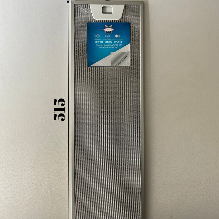 Bosch: DHI645DQ | 166x515 mm| Aspiratör & Davlumbaz Tel Yağ Filtresi | Model: 00660223 - 50271563004 - 9197059811 | 16,6x51,5cm