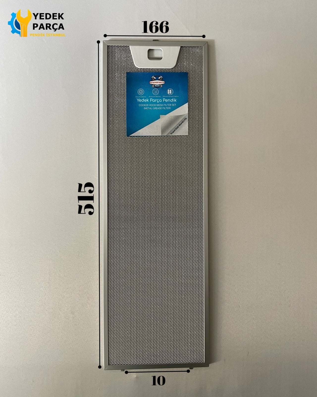 Siemens: LI28021TR | 166x515 mm | Aspiratör & Davlumbaz Tel Yağ Filtresi | Model: 00660223 - 50271563004 - 9188065384 - 9197059811 | 16,6x51,5 cm