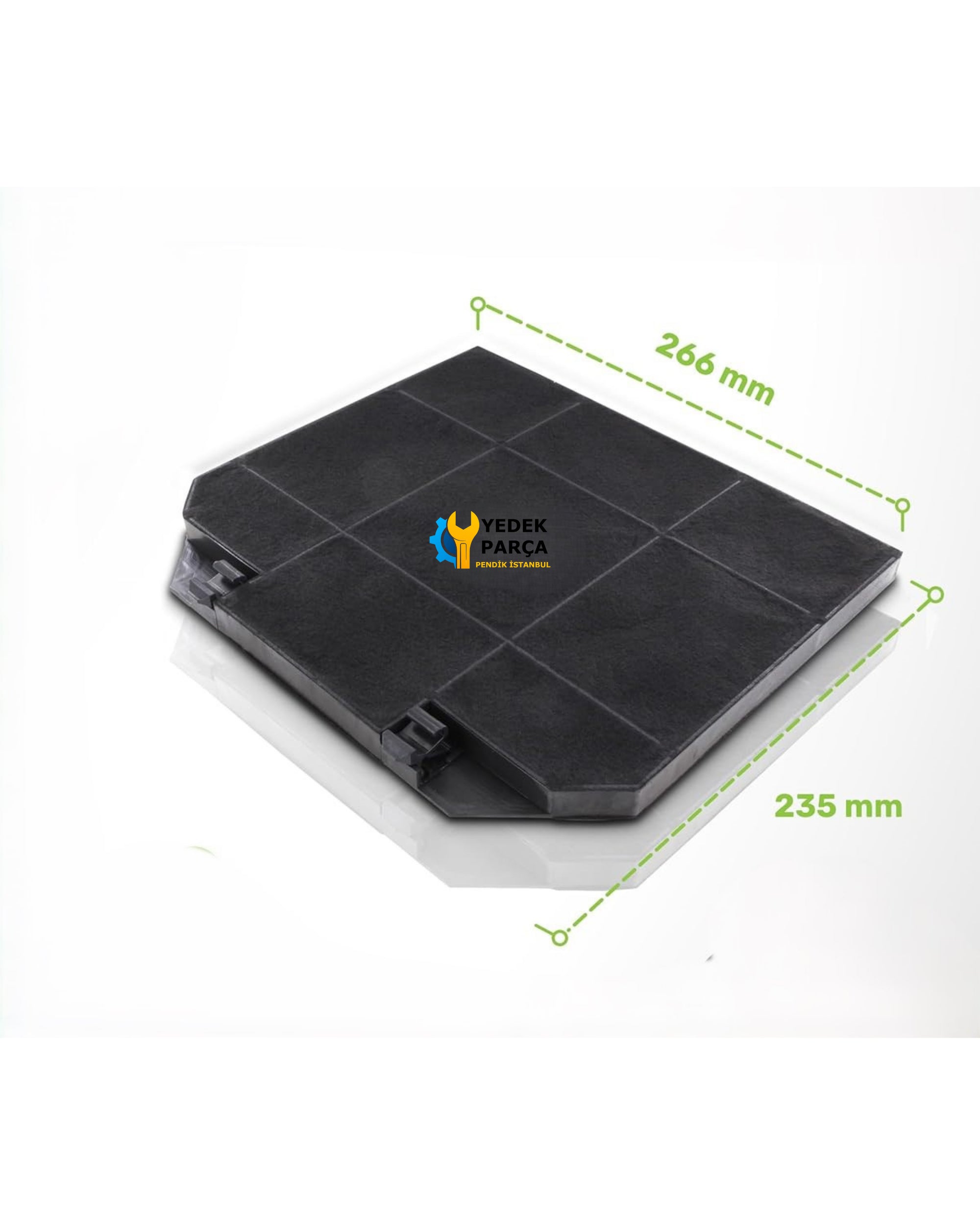 Electrolux: EFT60465OX İle Uyumlu | Aspiratör & Davlumbaz Karbon Filtresi | 9029793636 | 27x23.5cm