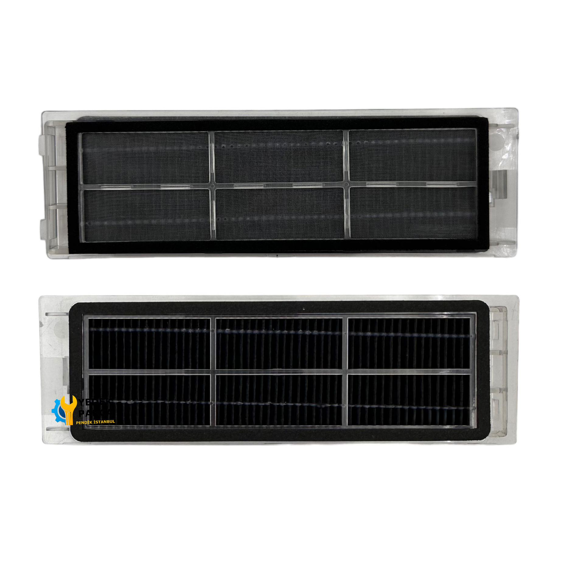 Roborock Uyumlu S5 Max, S50, S55, S6 Max V, S6 Pure Robot Süpürge 2li Hepa Filtresi - Aktif Karbonlu