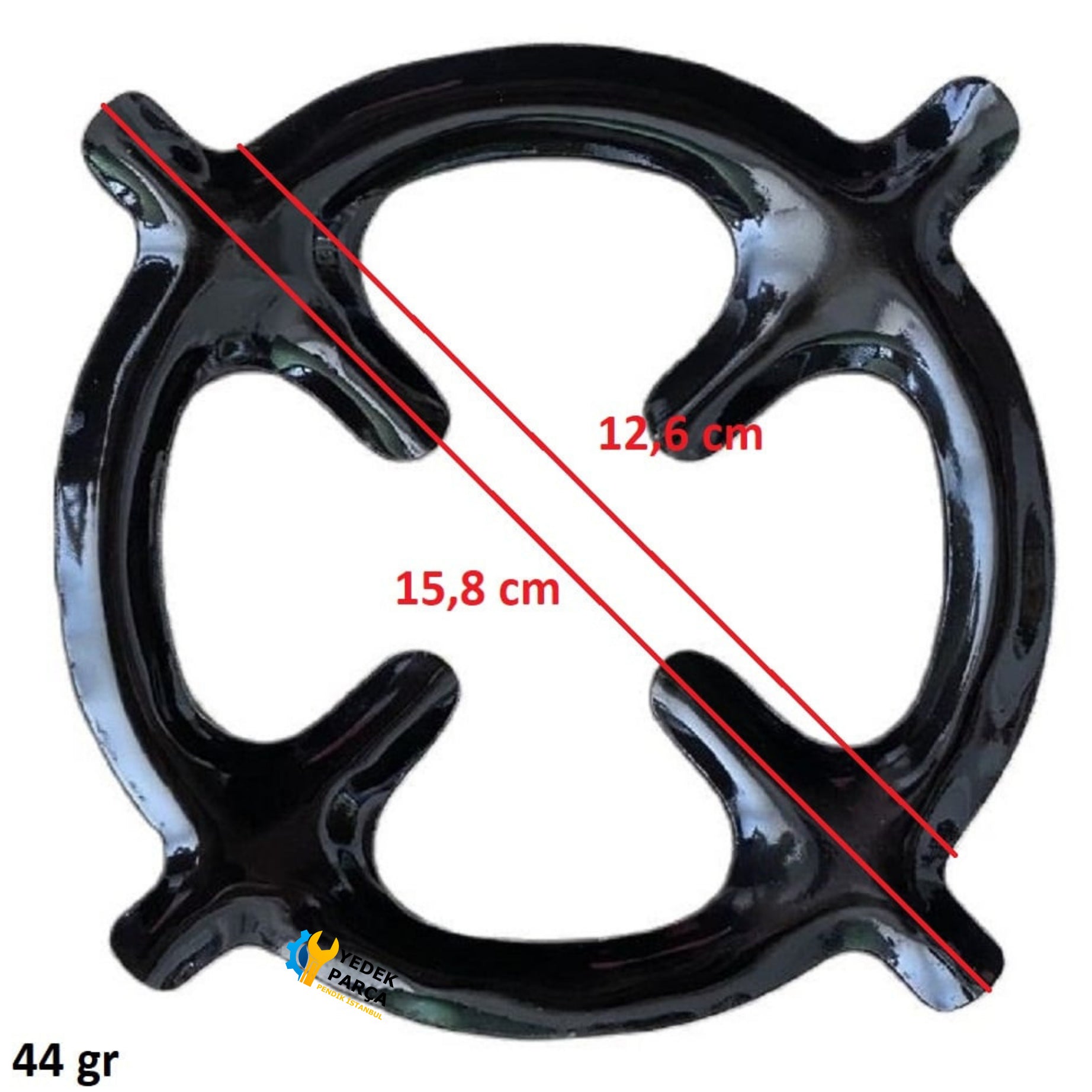 Profilo Uyumlu Cezvelik Kapak Ankastre Set Üstü Ocak Yuvarlak Cezvelik Aparatı 1 Adet