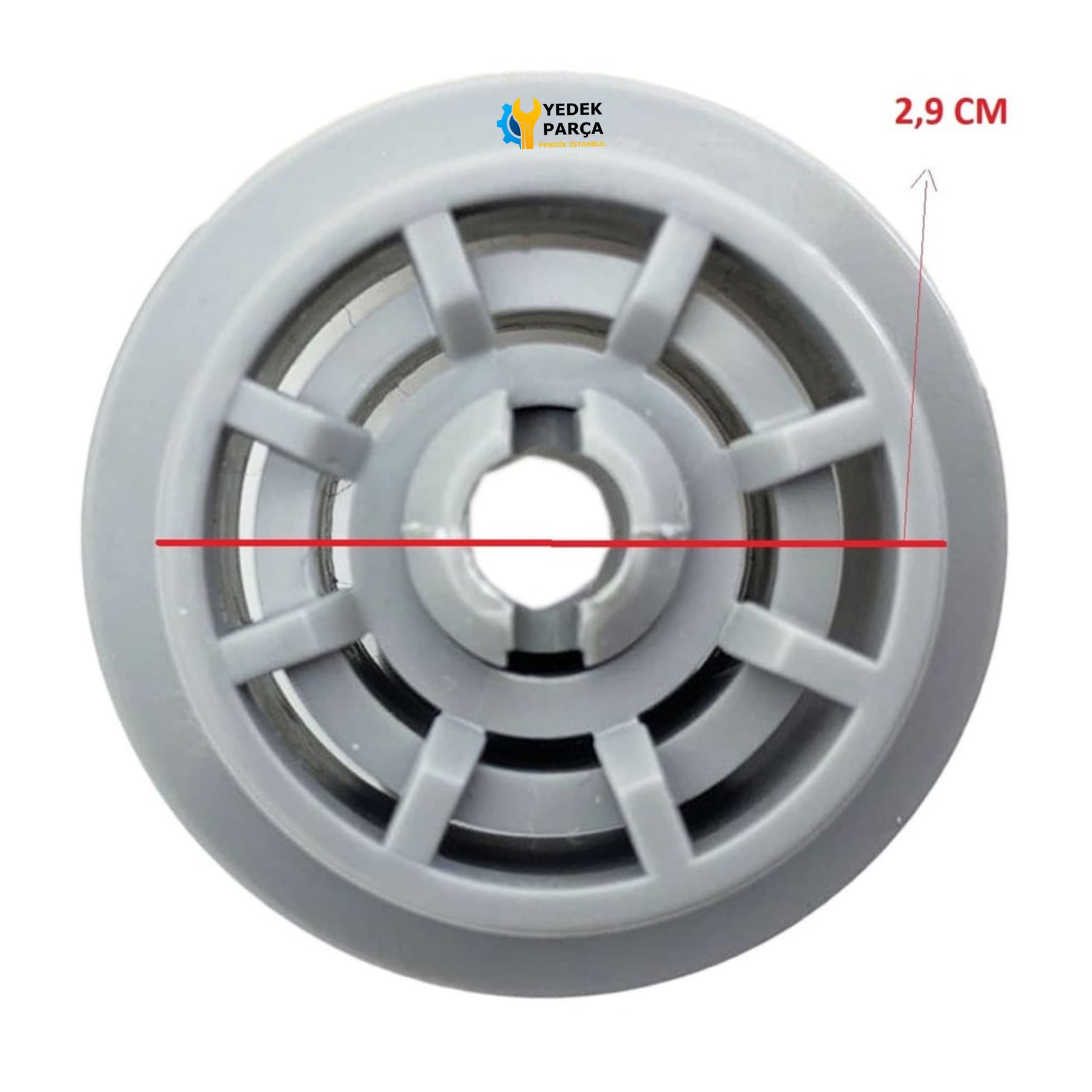 Beko Uyumlu D29011EI Bulaşık Makinesi Sepet Tekerleği ALT Teker 4 Adet