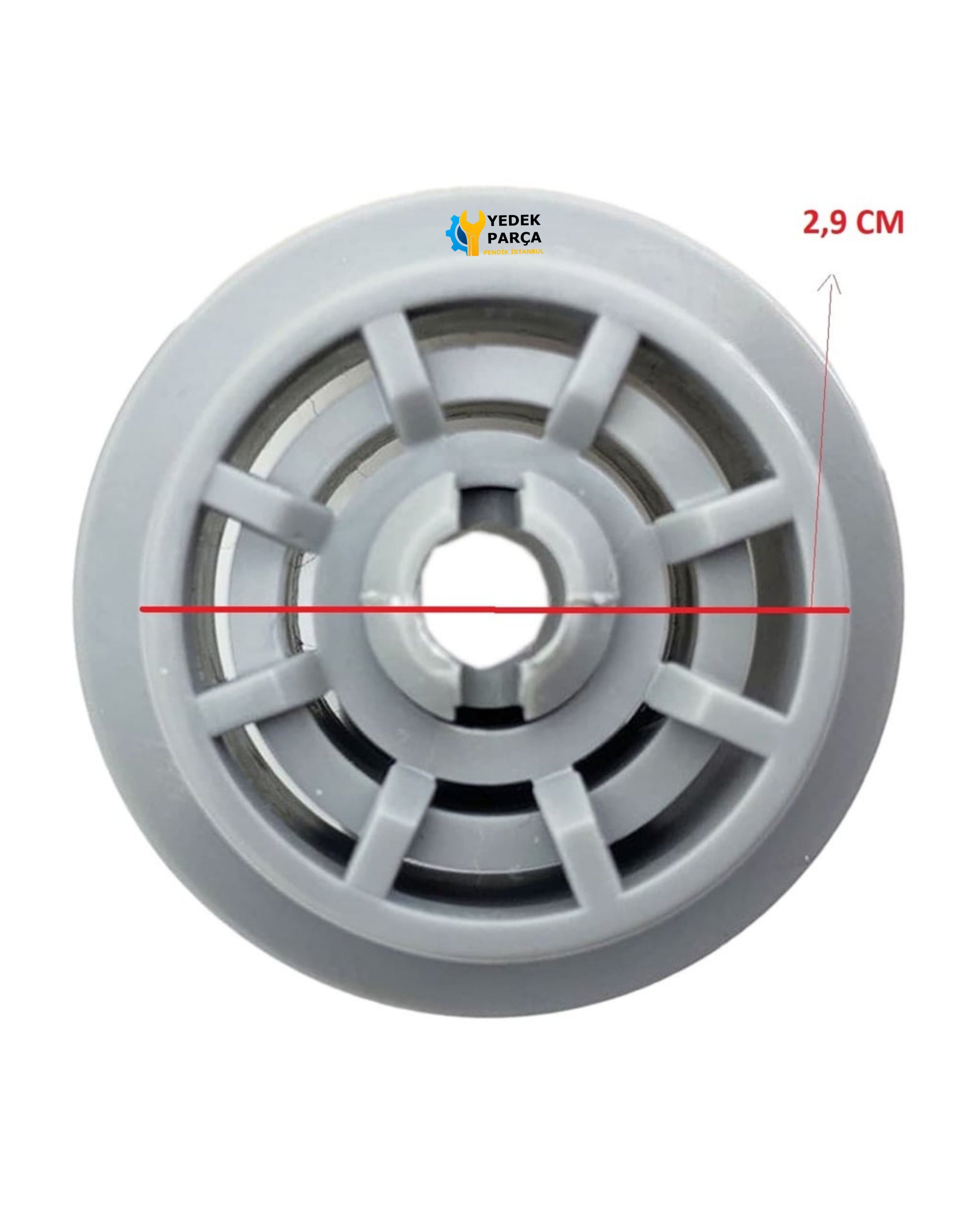 Beko Uyumlu D29011EI Bulaşık Makinesi Sepet Tekerleği ALT Teker 4 Adet