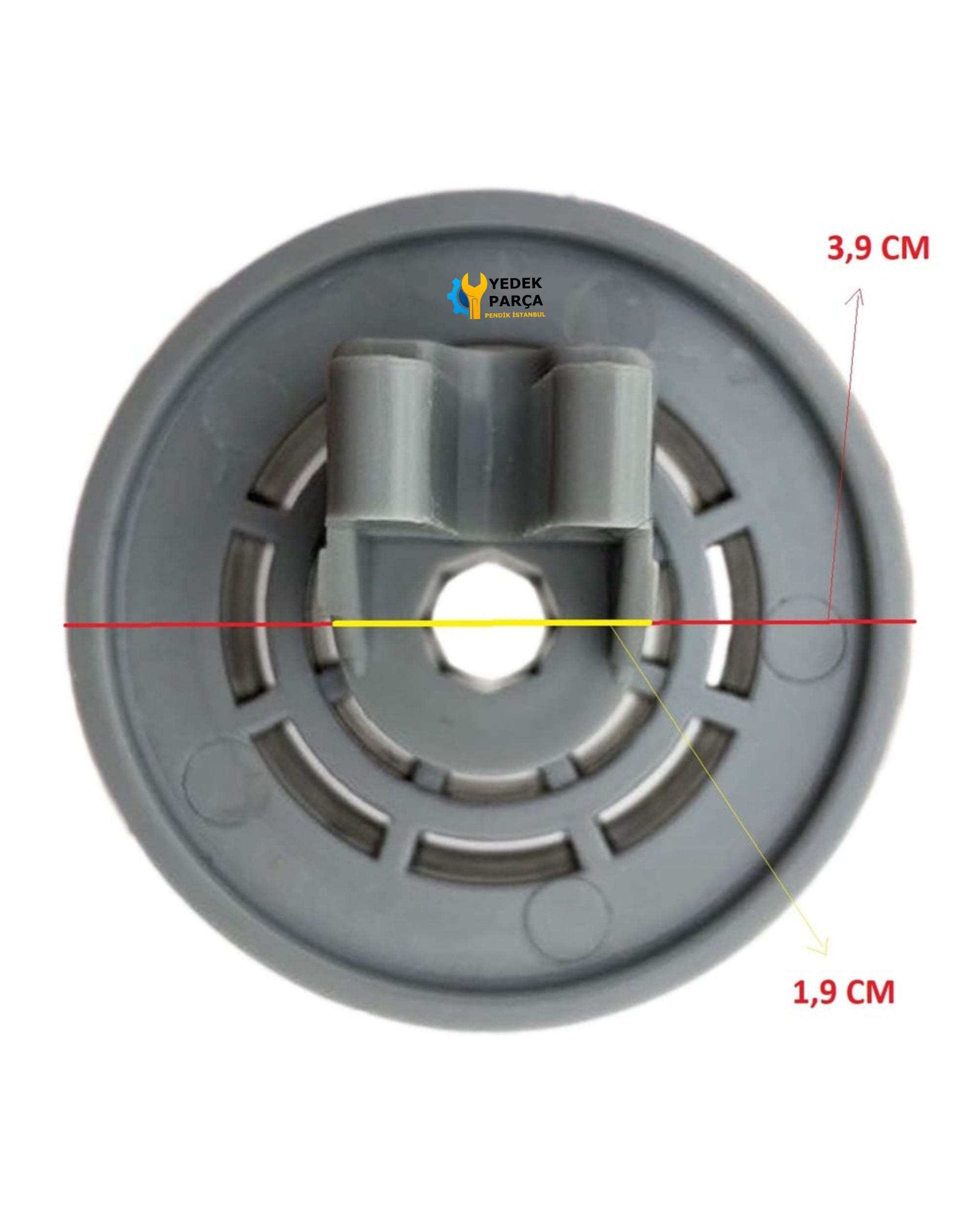 Whirlpool Uyumlu ADG332WH Bulaşık Makinesi Sepet Tekerleği ALT Teker 4 Adet