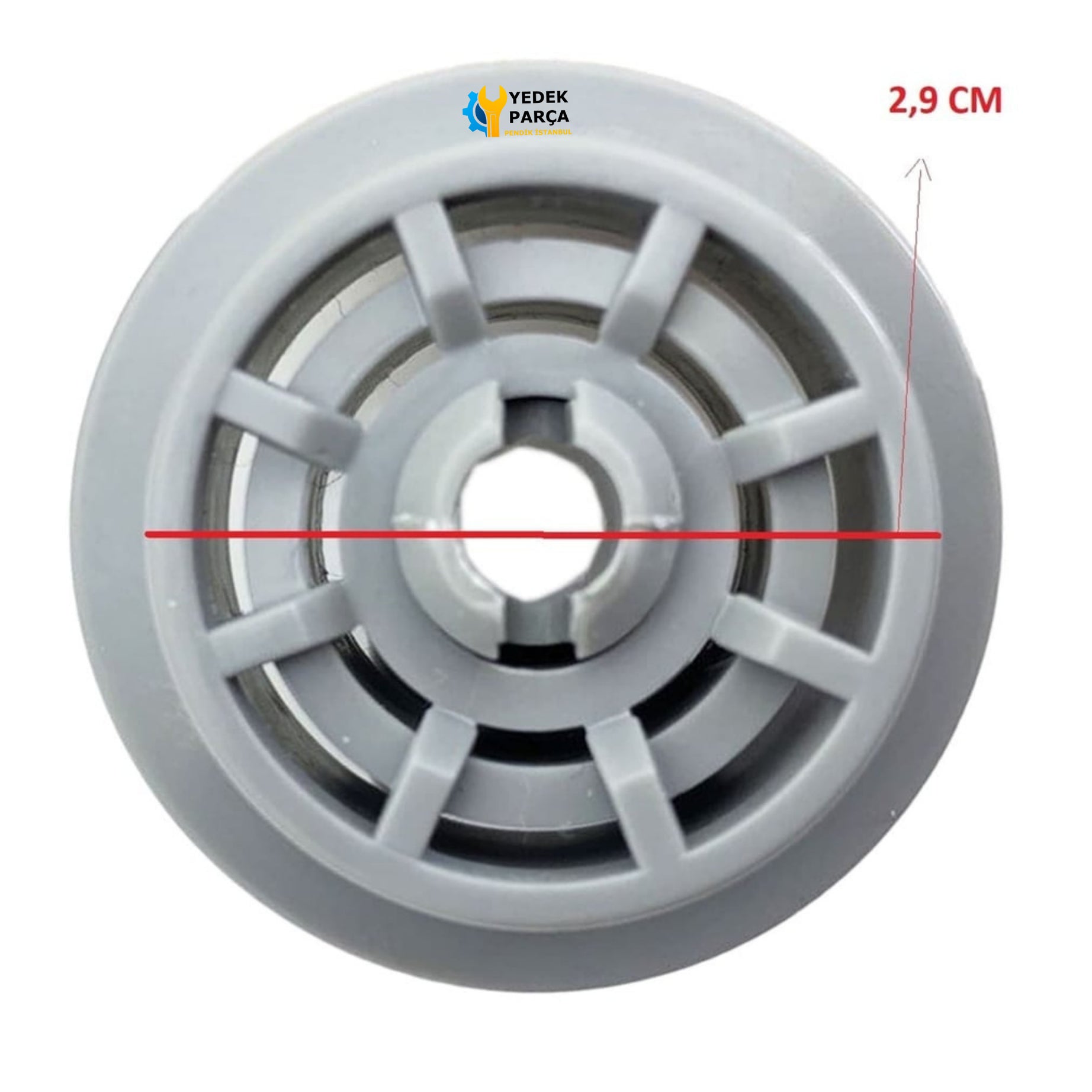 Beko Uyumlu D13001 Bulaşık Makinesi Sepet Tekerleği 4 ALT 4 ÜST Teker Takımı