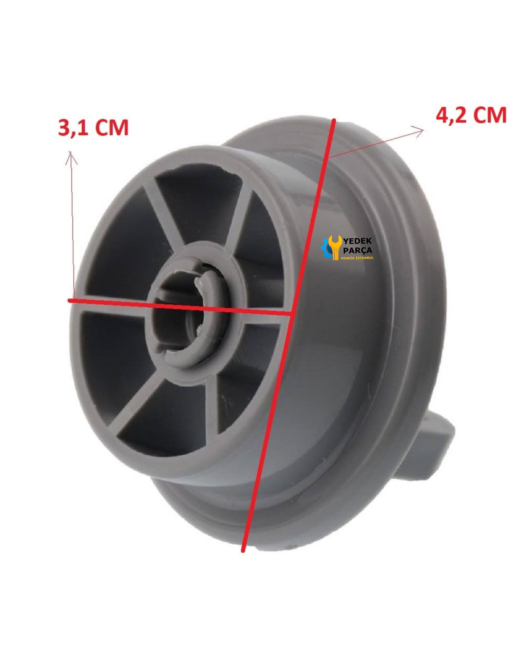 Altus Uyumlu Bulaşık Makinesi Sepet Tekerleği ALT Teker 8 Adet