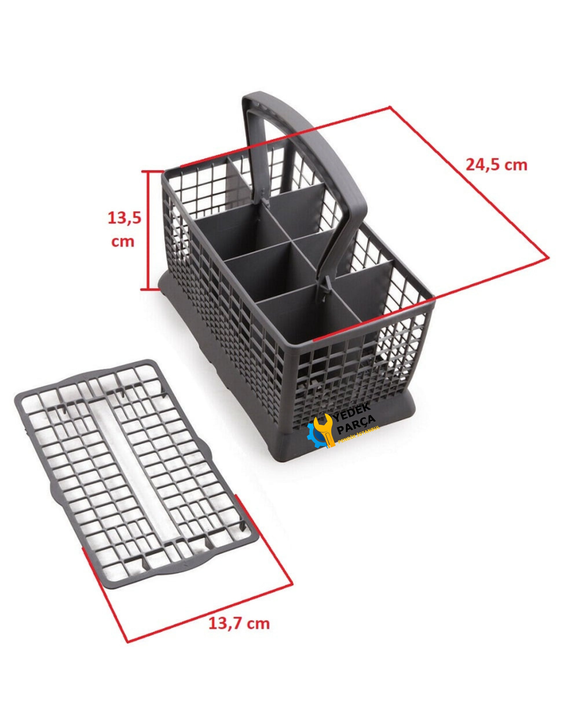 Beko Uyumlu BKY3505DE Bulaşık Makinesi Çatal Kaşık Bıçak Sepeti