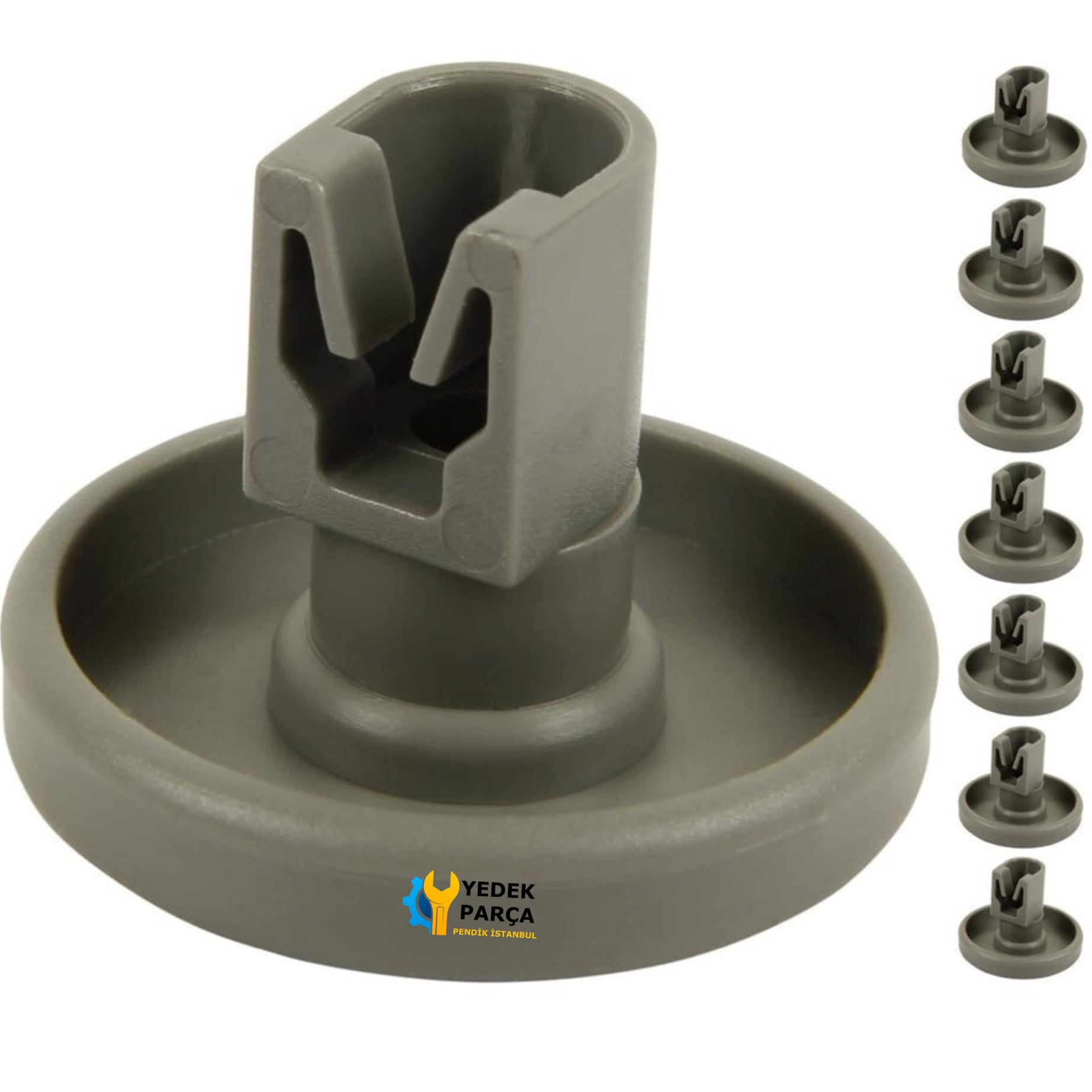 Electrolux Uyumlu ESI6110K Bulaşık Makinesi ALT Sepet Tekerleği 8 Adet