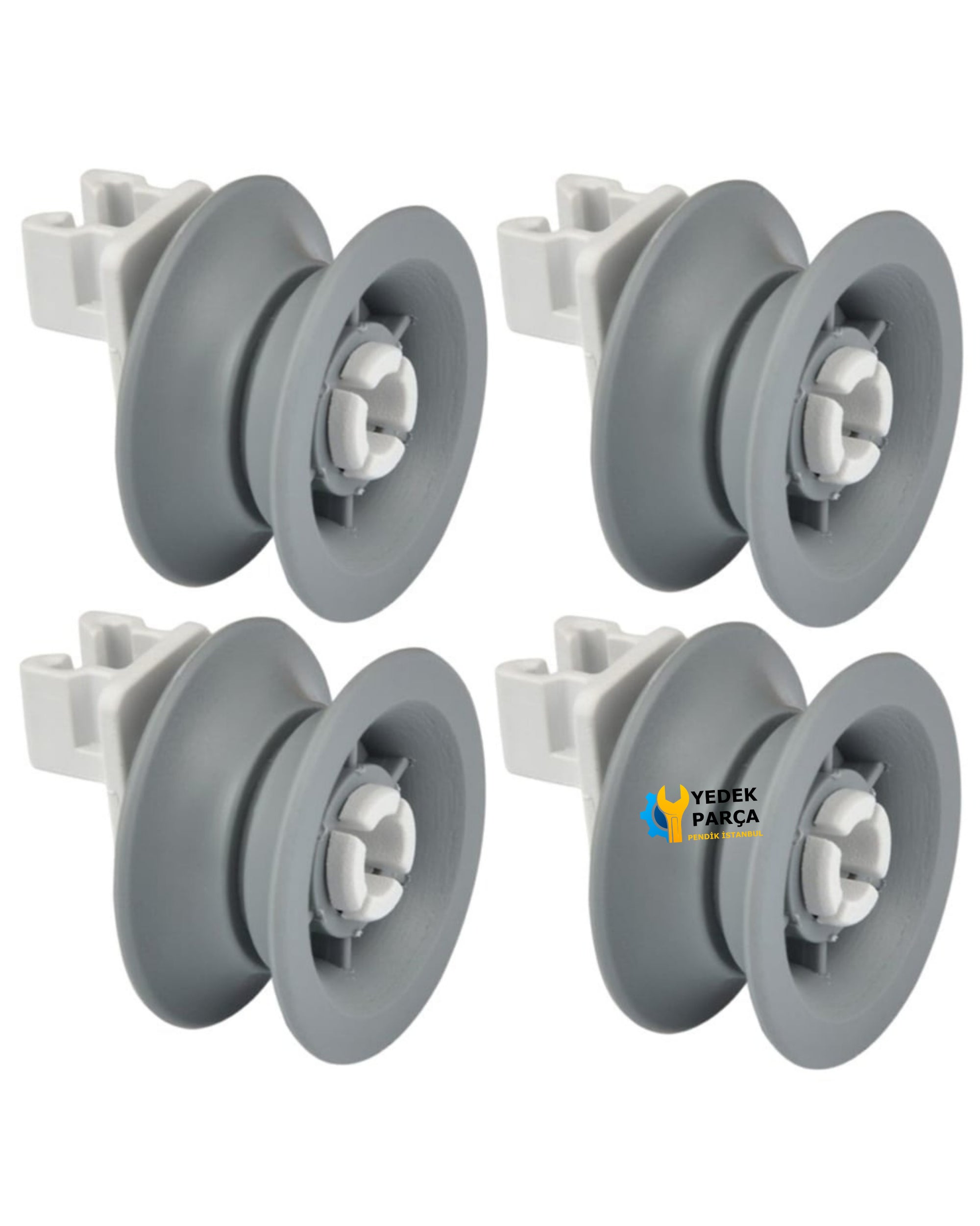 Bosch Uyumlu SGU8420 Bulaşık Makinesi Sepet Tekerleği ÜST Teker 4 Adet