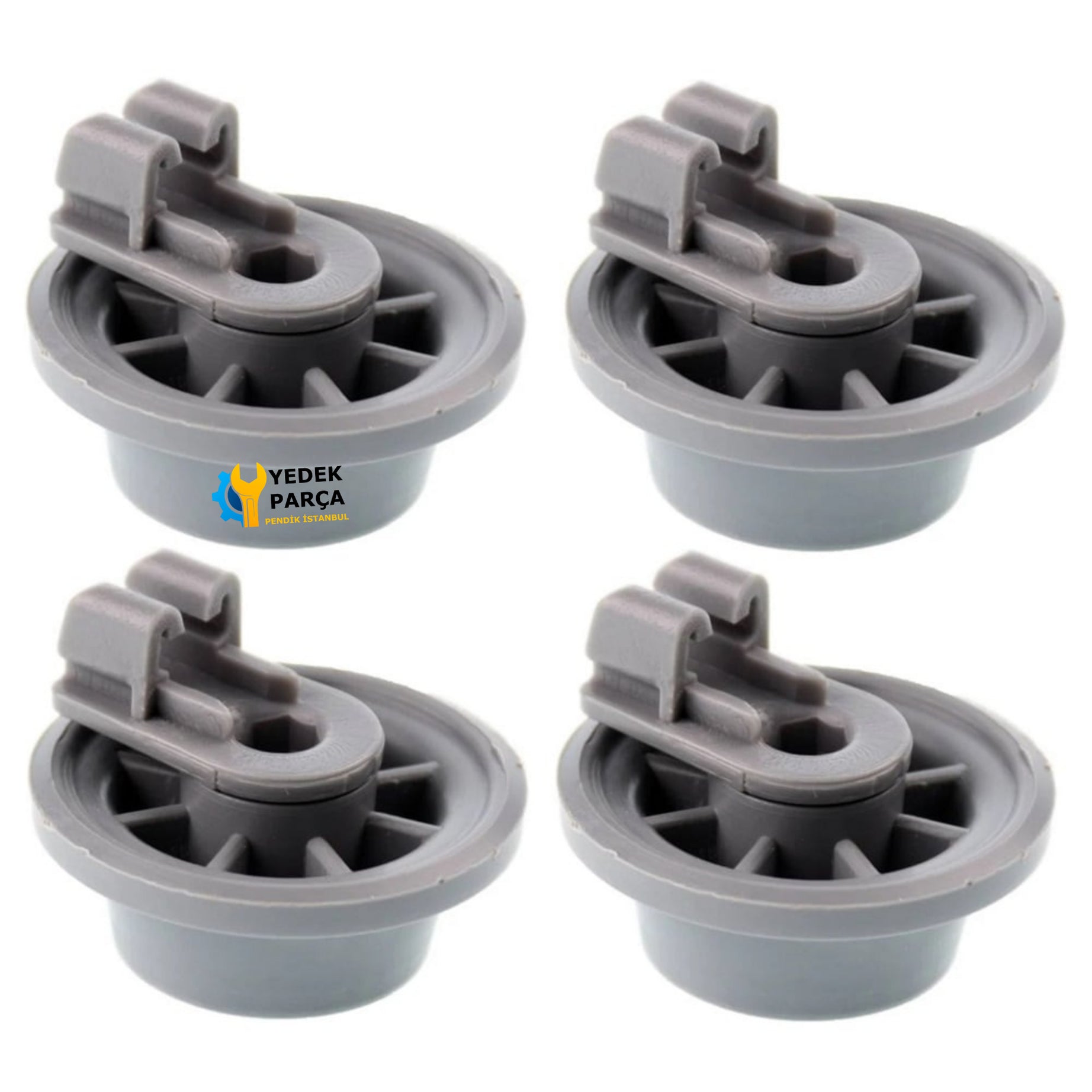 Siemens Uyumlu SN35E202EU Bulaşık Makinesi Sepet Tekerleği 4 ALT 4 ÜST Teker Takımı