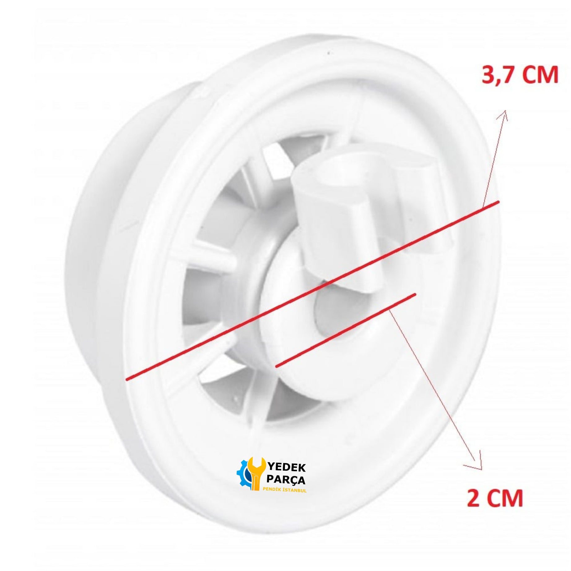 Bosch Uyumlu SGS65E12EU Bulaşık Makinesi Sepet Tekerleği Teker 4 Adet