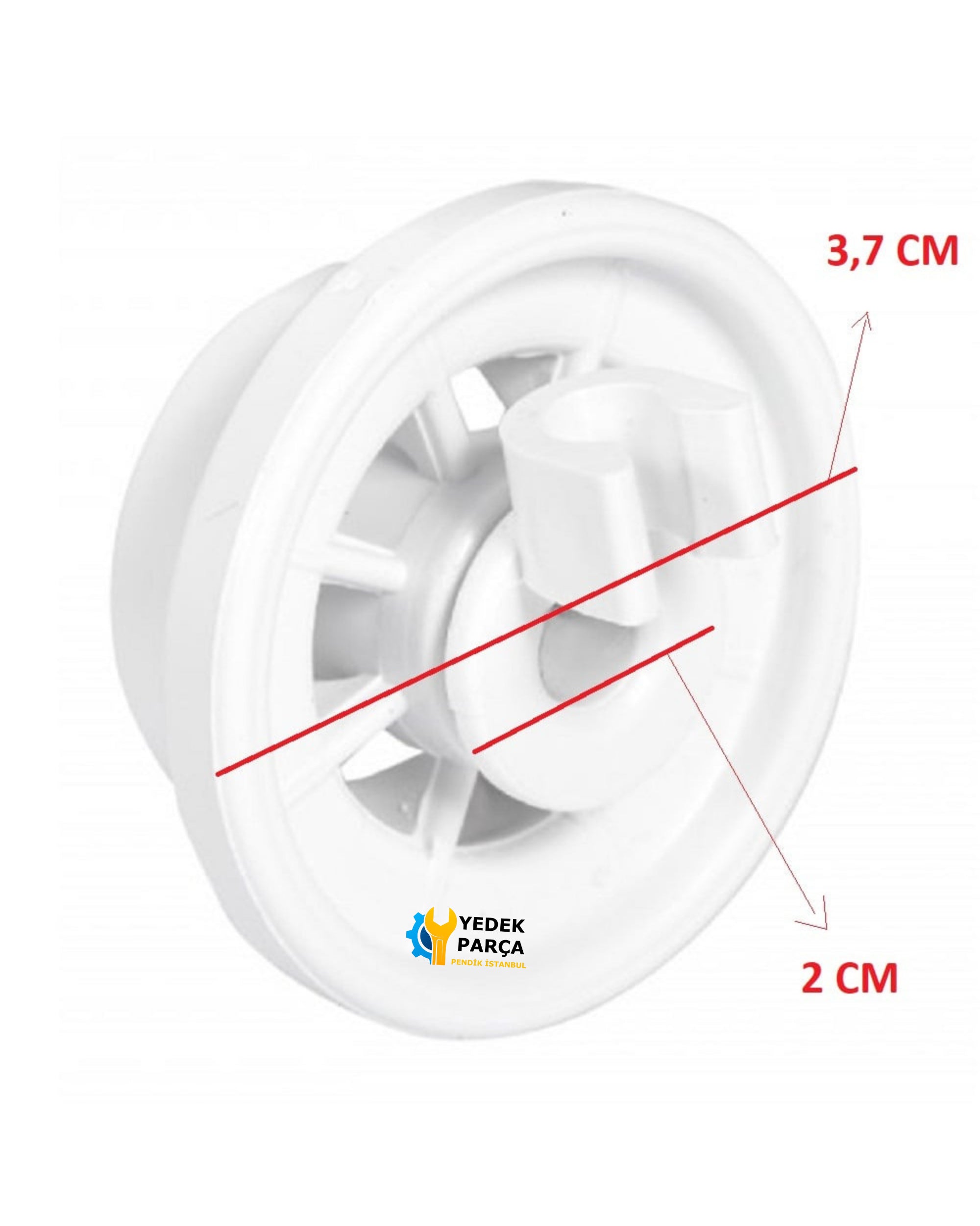 Bosch Uyumlu SGS65E12EU Bulaşık Makinesi Sepet Tekerleği Teker 4 Adet