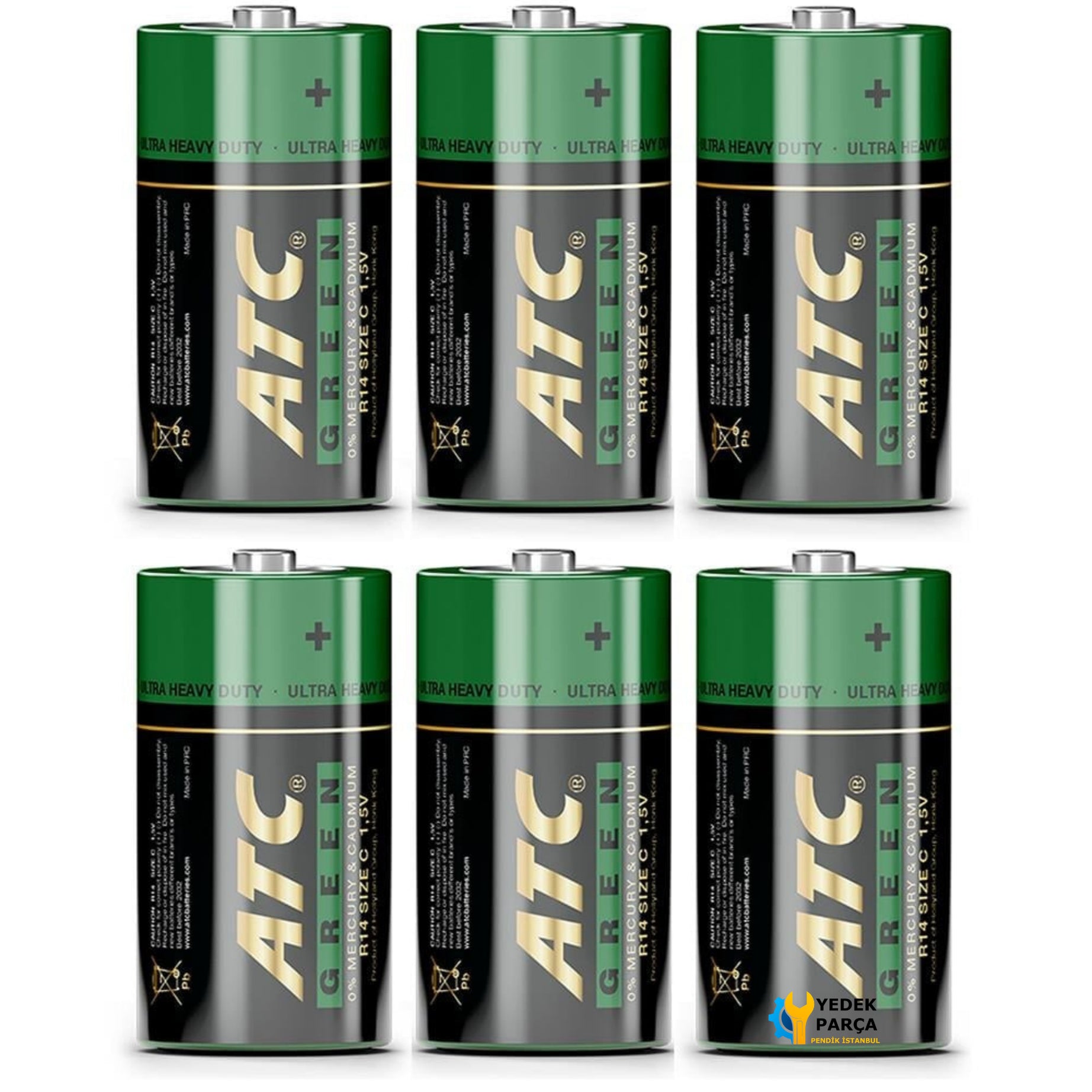 Atc Orta (C Boy) Pil 6lı