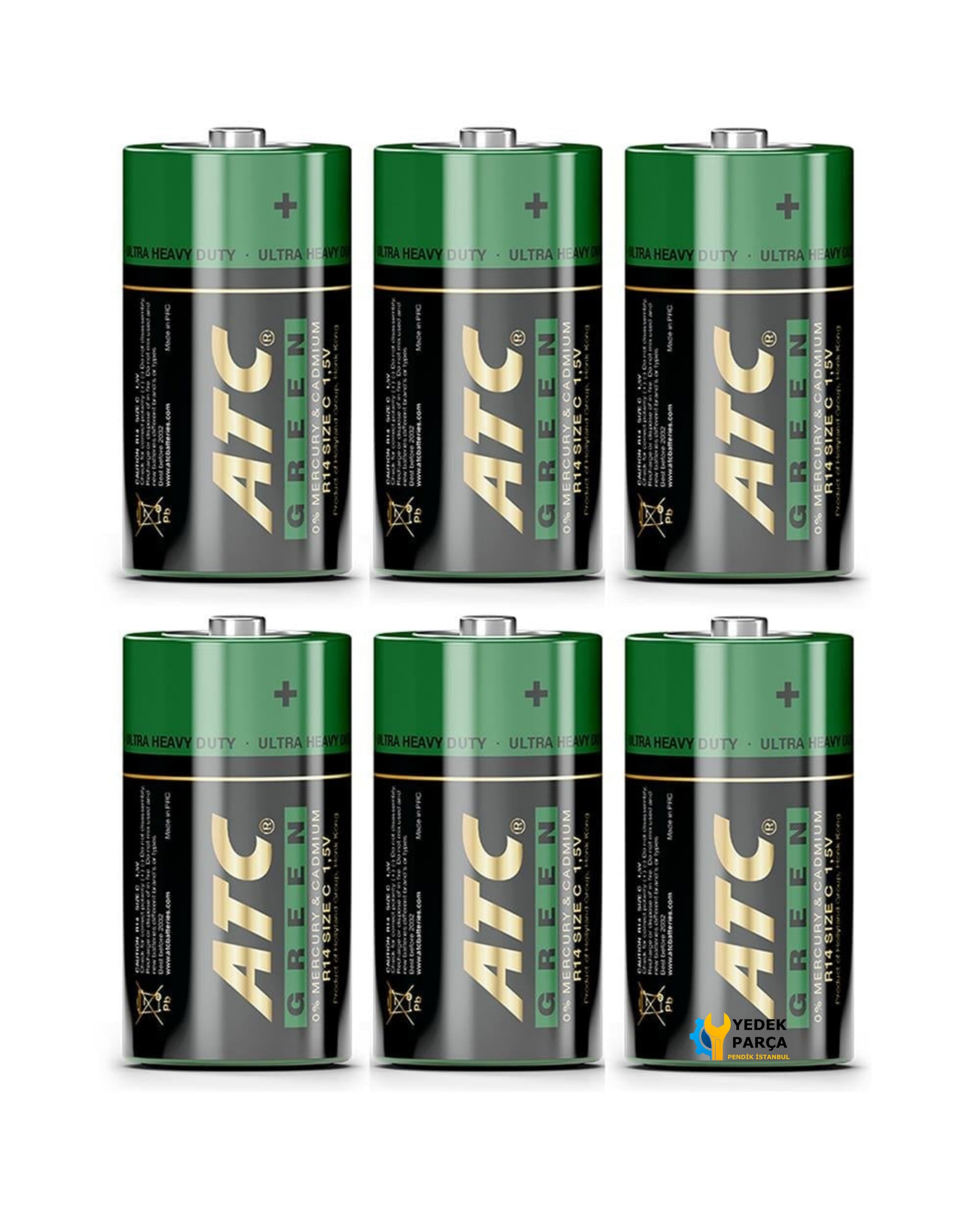 Atc Orta (C Boy) Pil 6lı