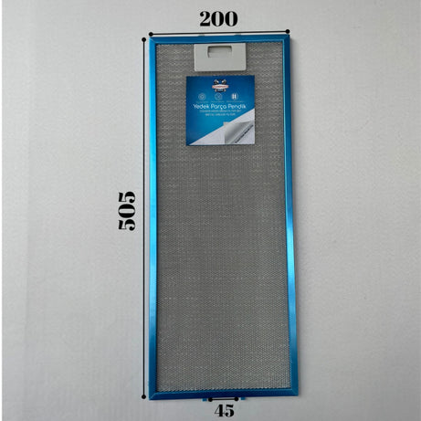 200x505 mm Aspiratör & Davlumbaz Tel Yağ Filtresi 20x50,5 cm