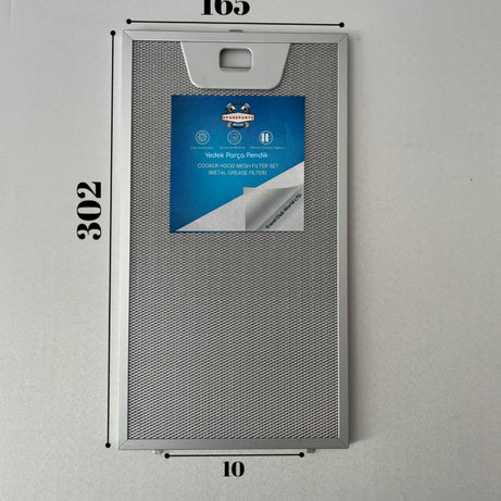 Siemens: LC98KA671| 165x302 mm | Aspiratör & Davlumbaz Tel Yağ Filtresi | Model: 11004960 | 16,5x30,2 cm