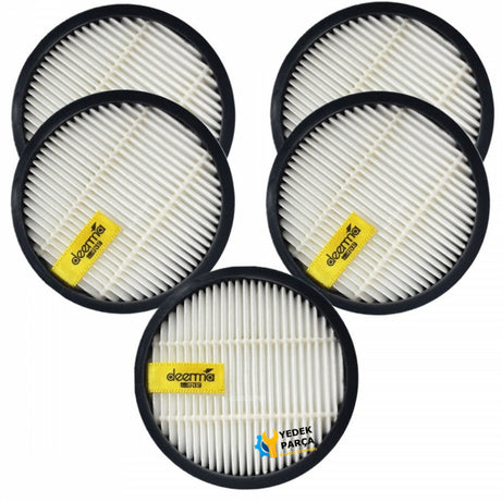 Xiaomi Uyumlu Deerma VC40 Şarjlı Dik Süpürge Hepa Filtre 5 Adet