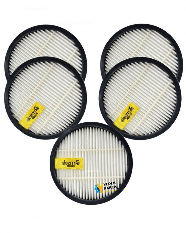 Xiaomi Uyumlu Deerma VC40 Şarjlı Dik Süpürge Hepa Filtre 5 Adet