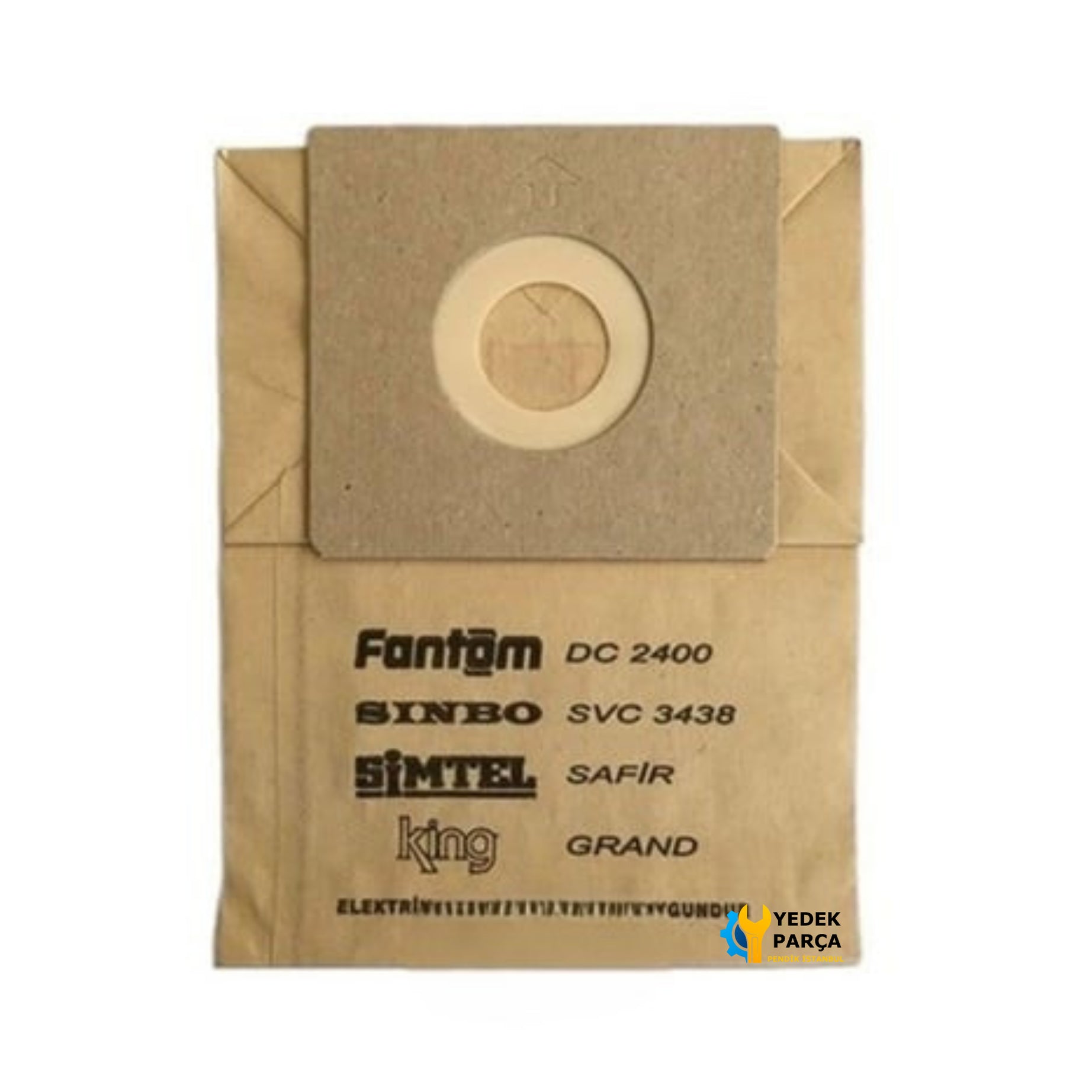 Fantom Uyumlu Deluxe 3500 Süpürge Kağıt Toz Torbası 10 Adet