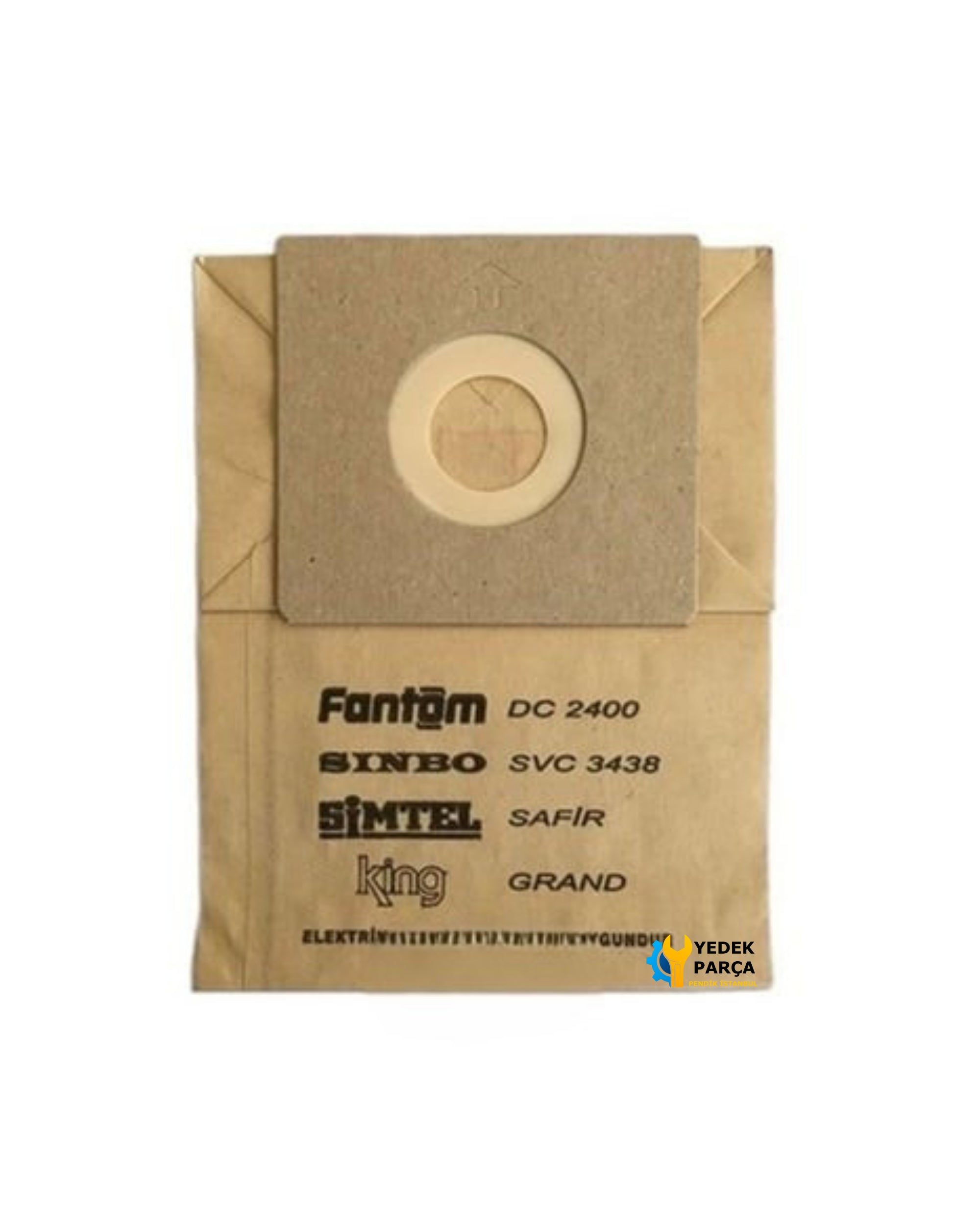 Fantom Uyumlu Misty DC 4200 Süpürge Kağıt Toz Torbası 10 Adet