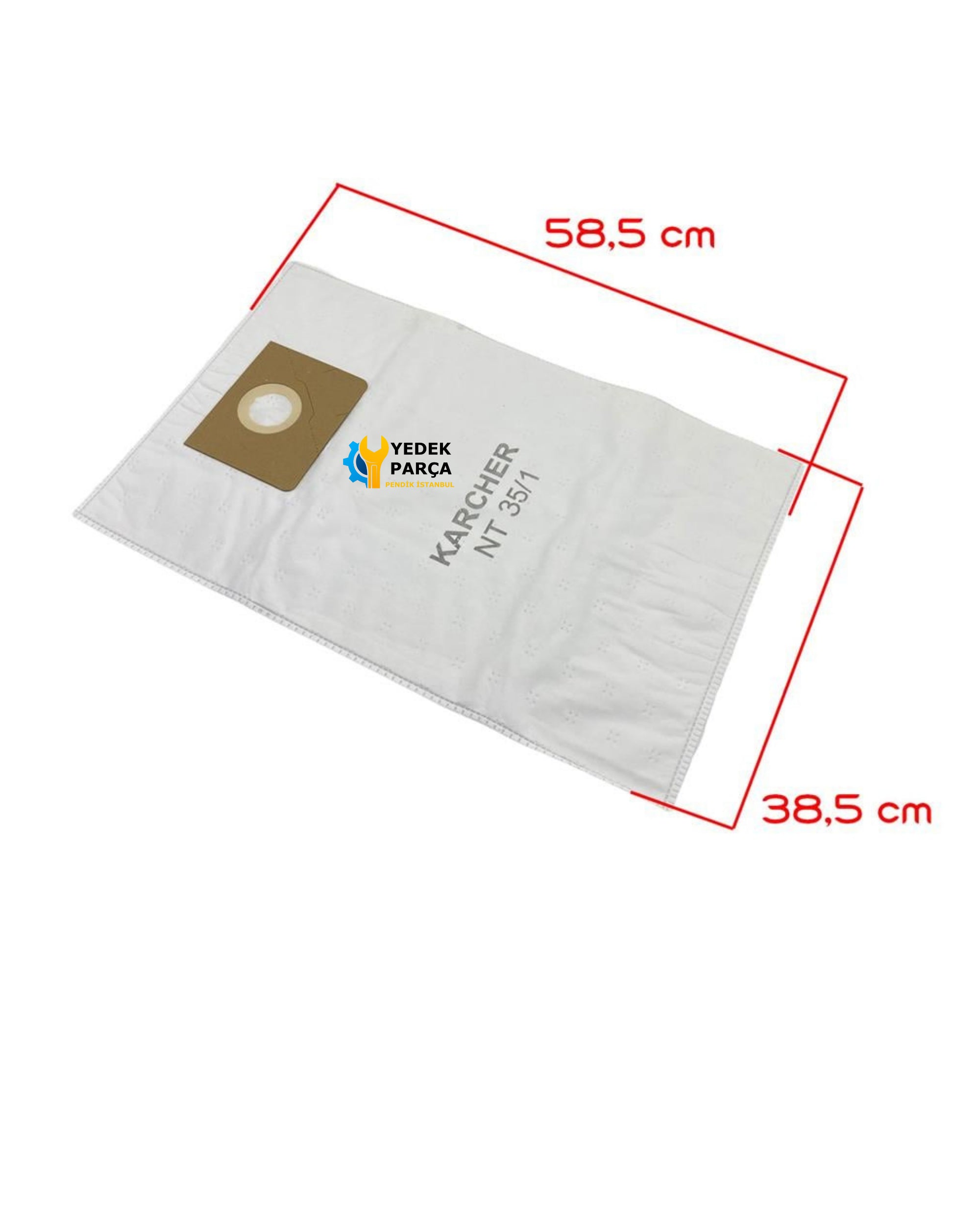 Karcher Uyumlu NT 70/3 Süpürge Toz Torbası 5 Adet