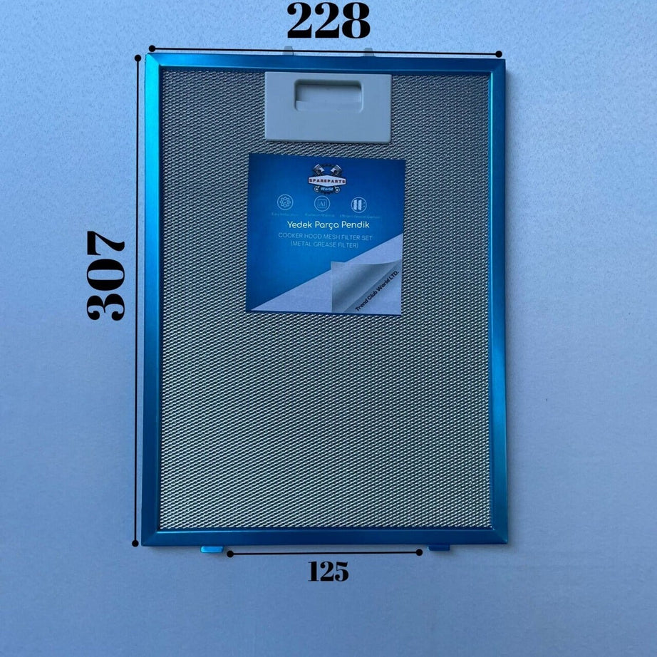 228x307 mm | Aspiratör & Davlumbaz Tel Yağ Filtresi | Model: 260245 - 9178005509 | 22,8x30.7 cm