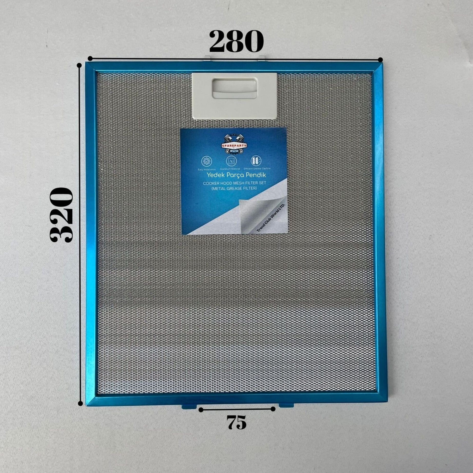Neff: D8181N0 | 280x320 mm | Aspiratör & Davlumbaz Tel Yağ Filtresi | Model: 00363095 - 40472618 | 28x32 cm