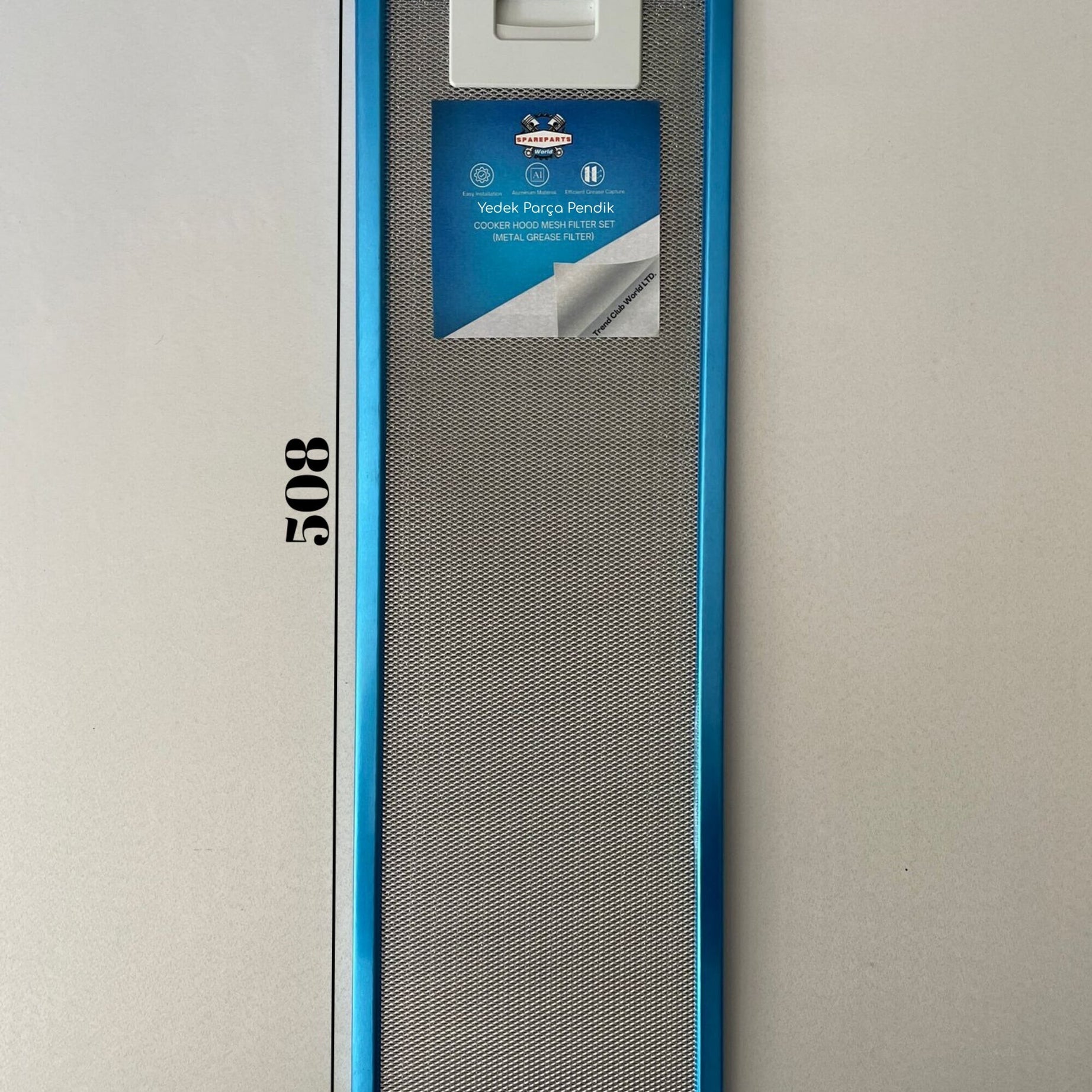 AEG: 94212068800 | 159x508 mm | Aspiratör & Davlumbaz Tel Yağ Filtresi | Model: 4055344149 - 50263849007 | 15,9x50,8 cm