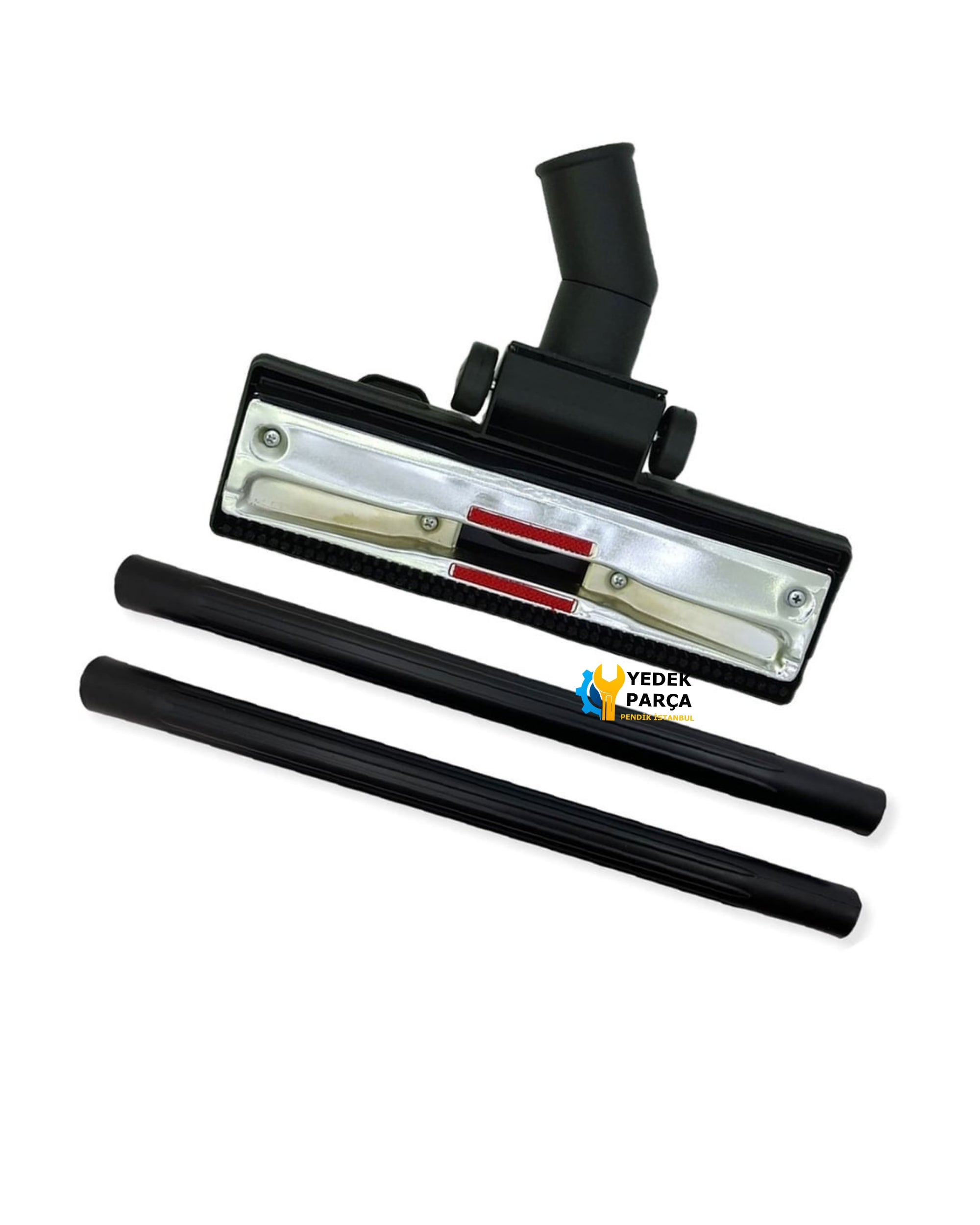 Homend Uyumlu Powerpull 1207 Süpürge Metal Tabanlı Emici Başlığı Plastik Borusu