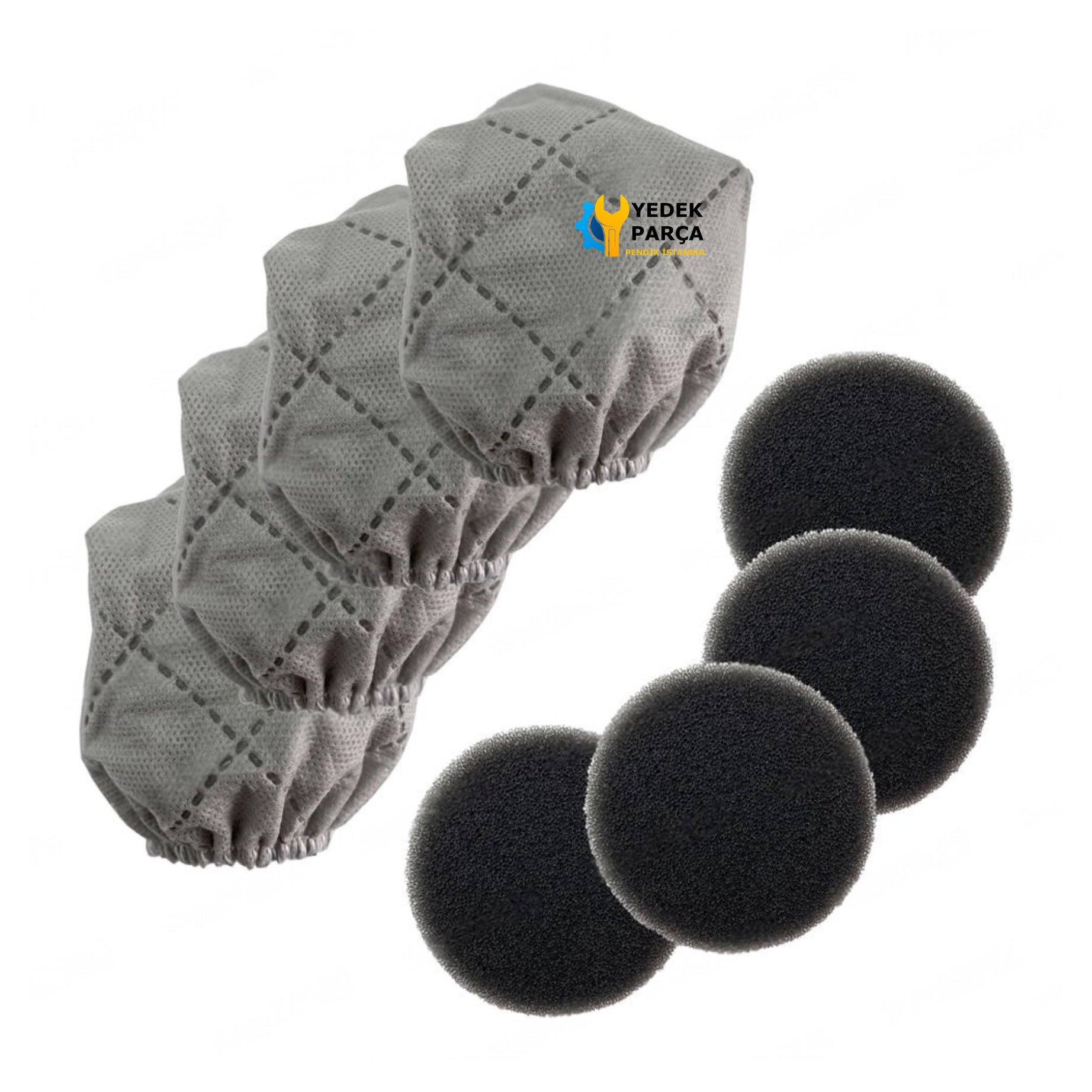 Fakir Uyumlu Darky Comfort Dikey 2 In 1 Dik Süpürge Toz Torbası ve Filtresi 4er Adet