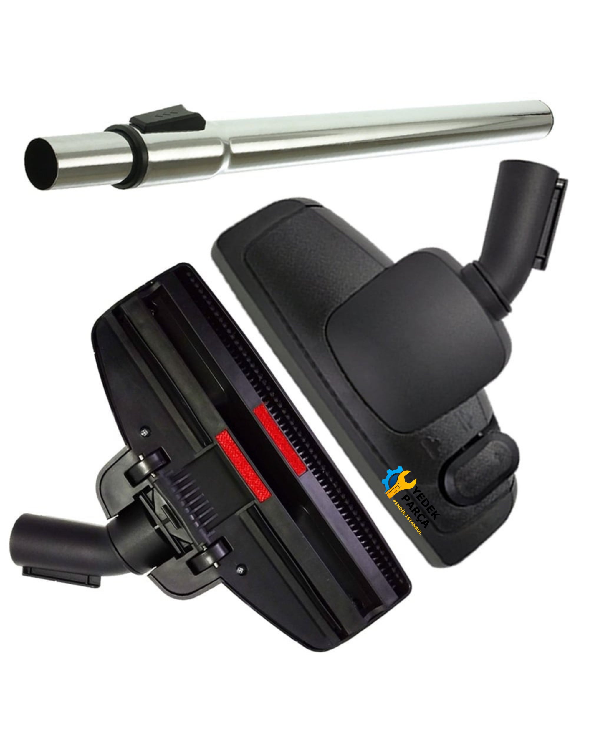 Bosch Uyumlu BSG 6B111 Logo Elektrikli Süpürge Emici Yer Başlığı Teleskopik Boru