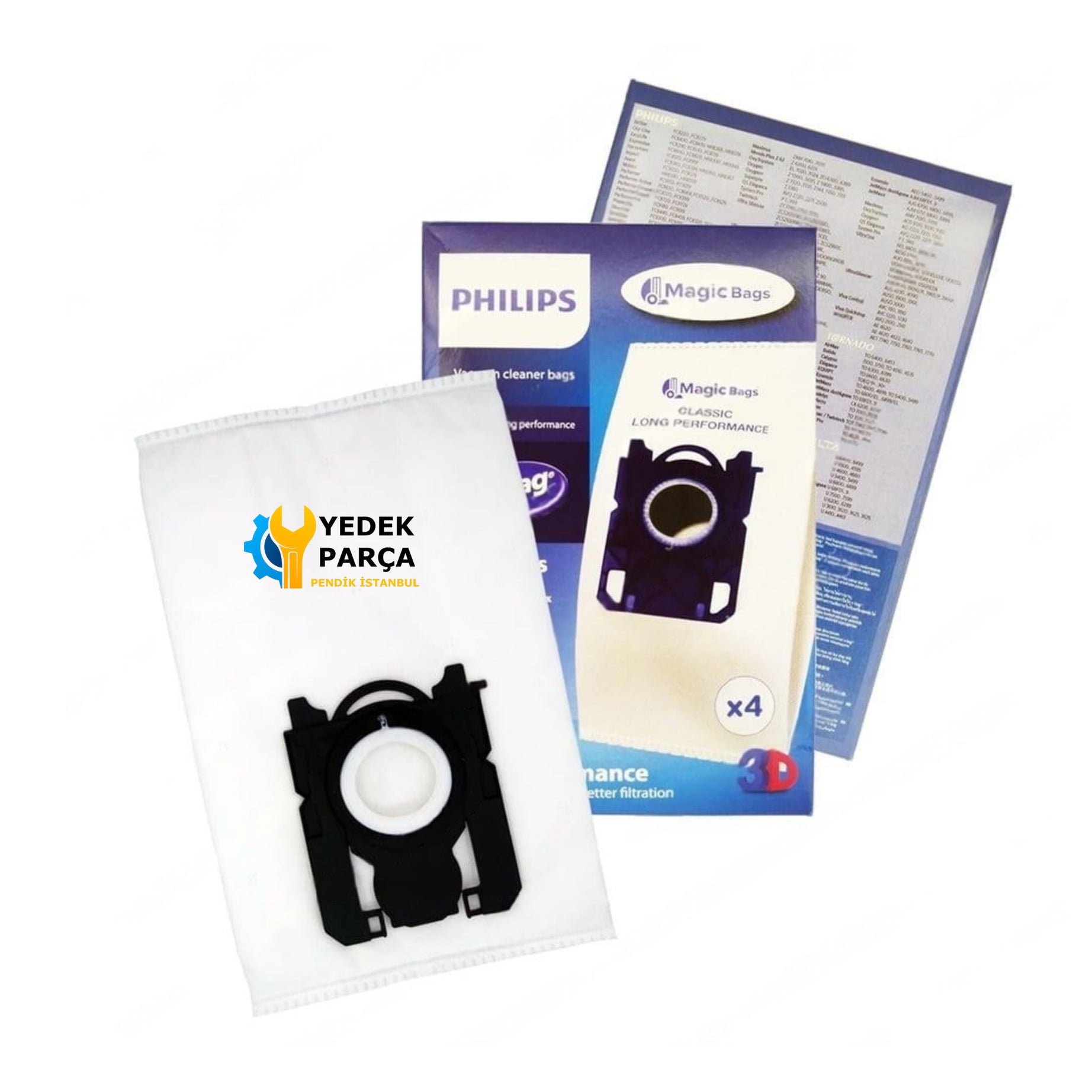 AEG Uyumlu AE 305SC Ergo Space Süpürge Toz Torbası 4 Adet