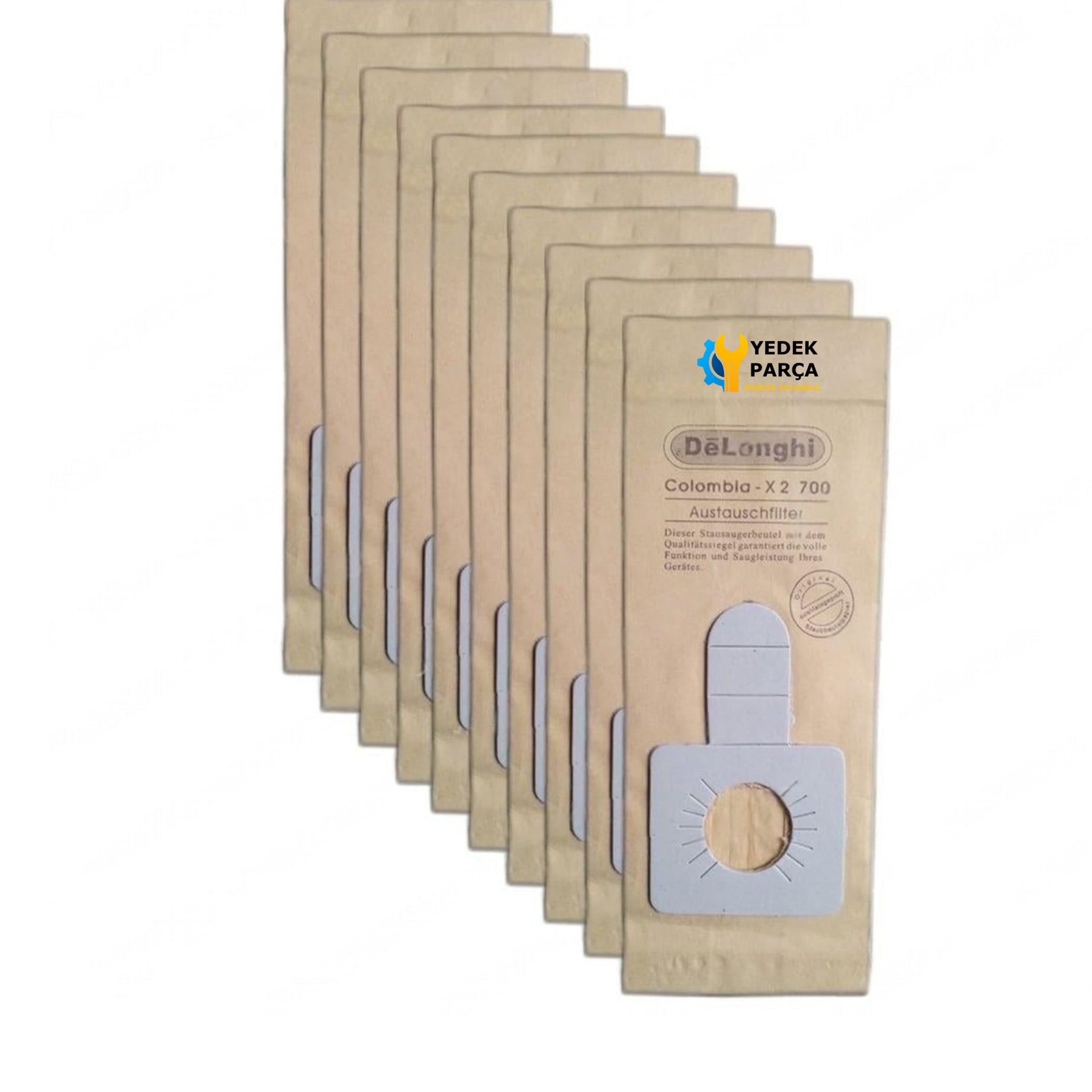 Delonghi Uyumlu Colombia X2 700 Süpürge Kağıt Toz Torbası 10 Adet