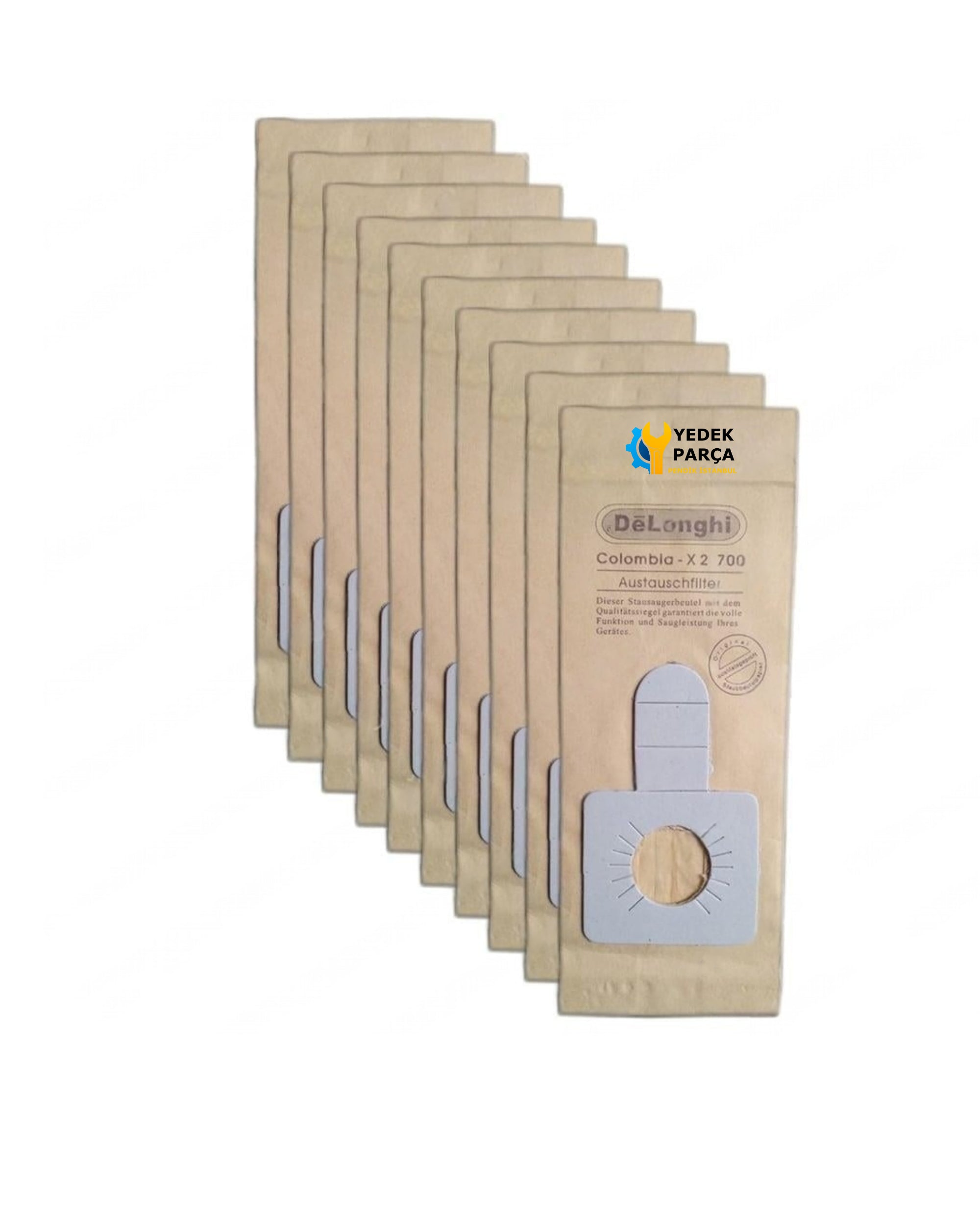 Delonghi Uyumlu Colombia X2 700 Süpürge Kağıt Toz Torbası 10 Adet