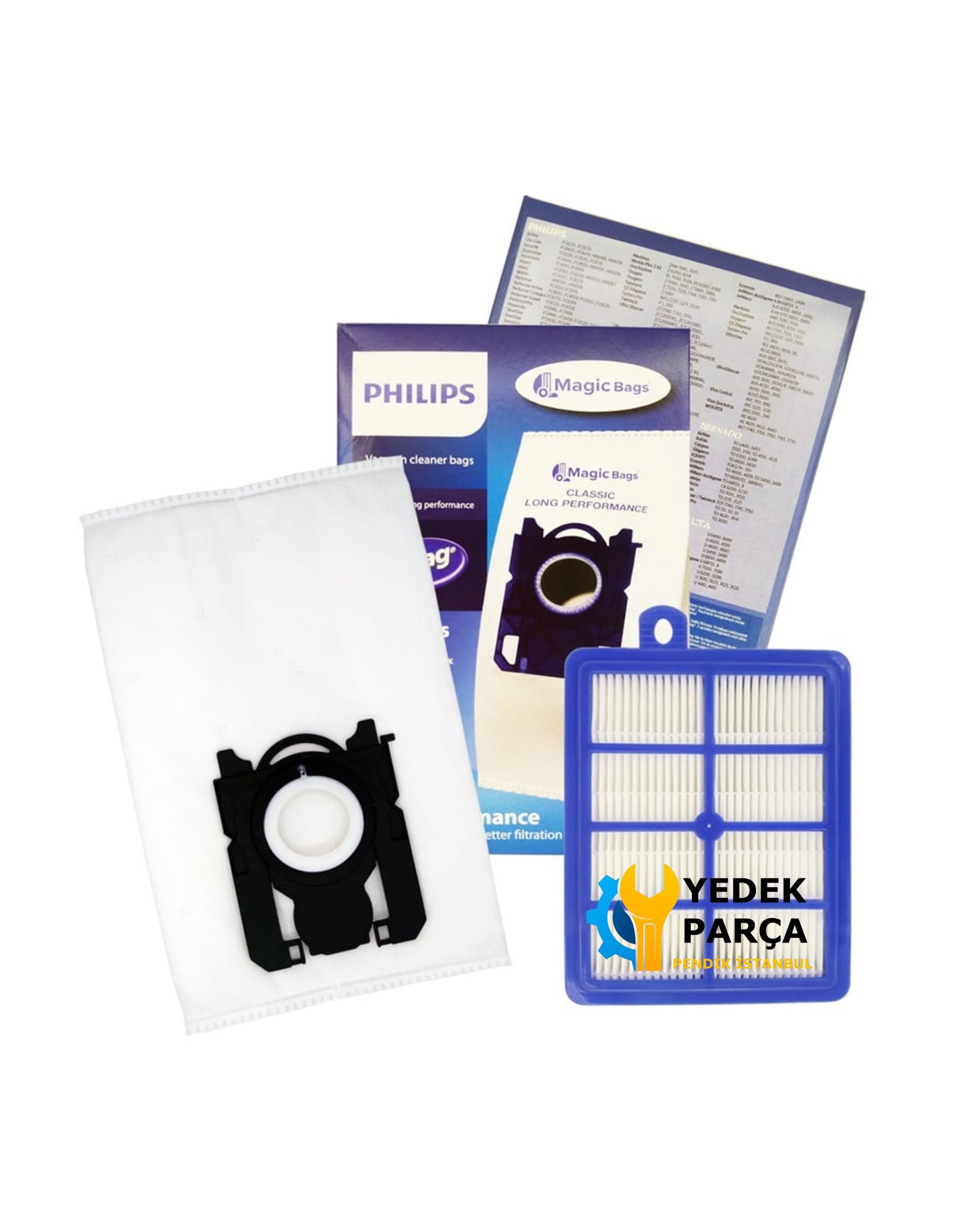 AEG Uyumlu Viva Control AVC Süpürge Filtresi ve Toz Torbası