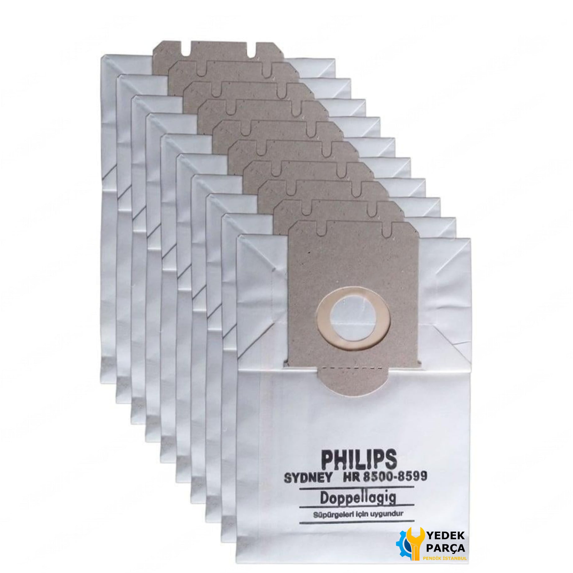 Philips Uyumlu HR 8553 Süpürge Kağıt Toz Torbası 10 Adet