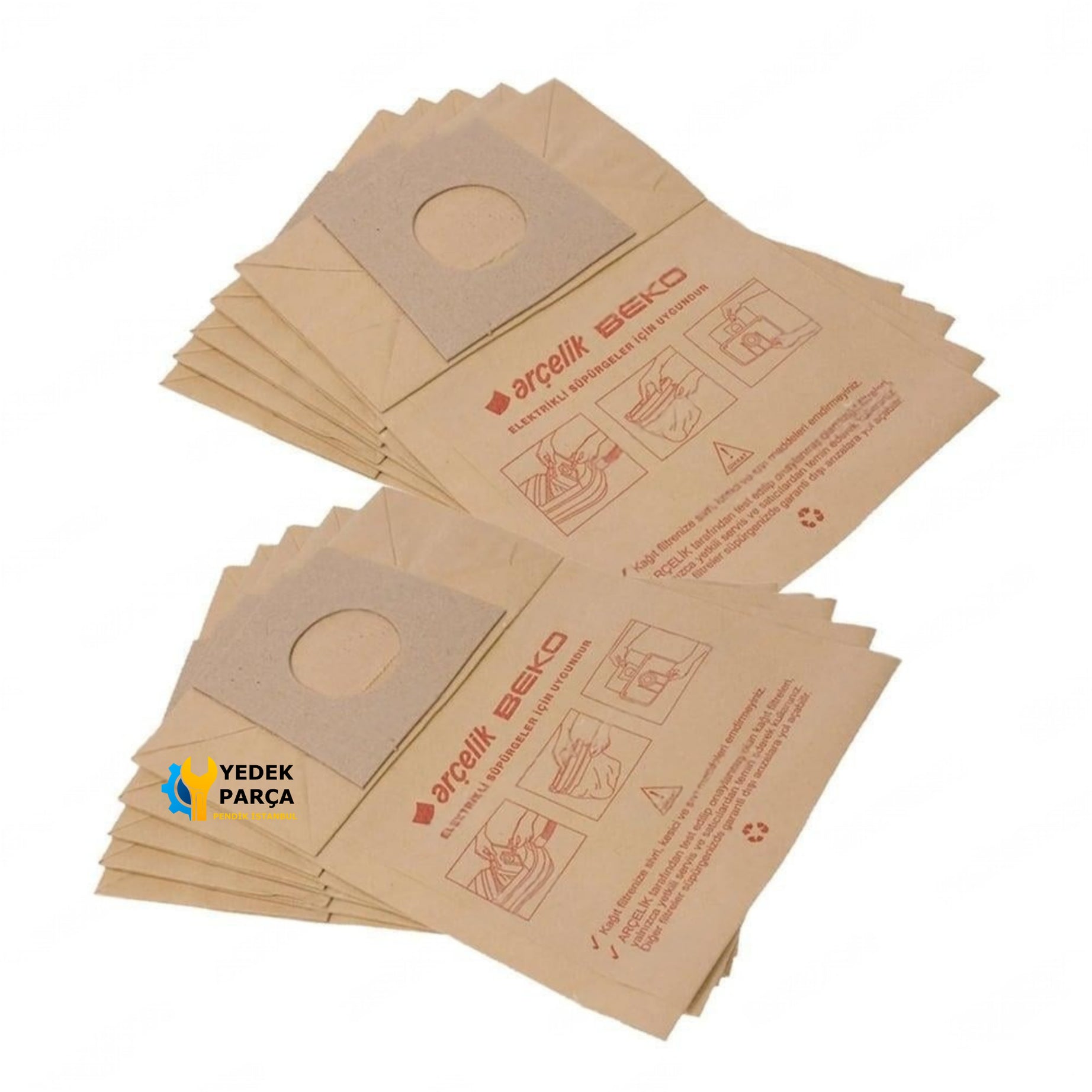 Arçelik Uyumlu S 6945 Süpürge Kağıt Toz Torbası 10 Adet